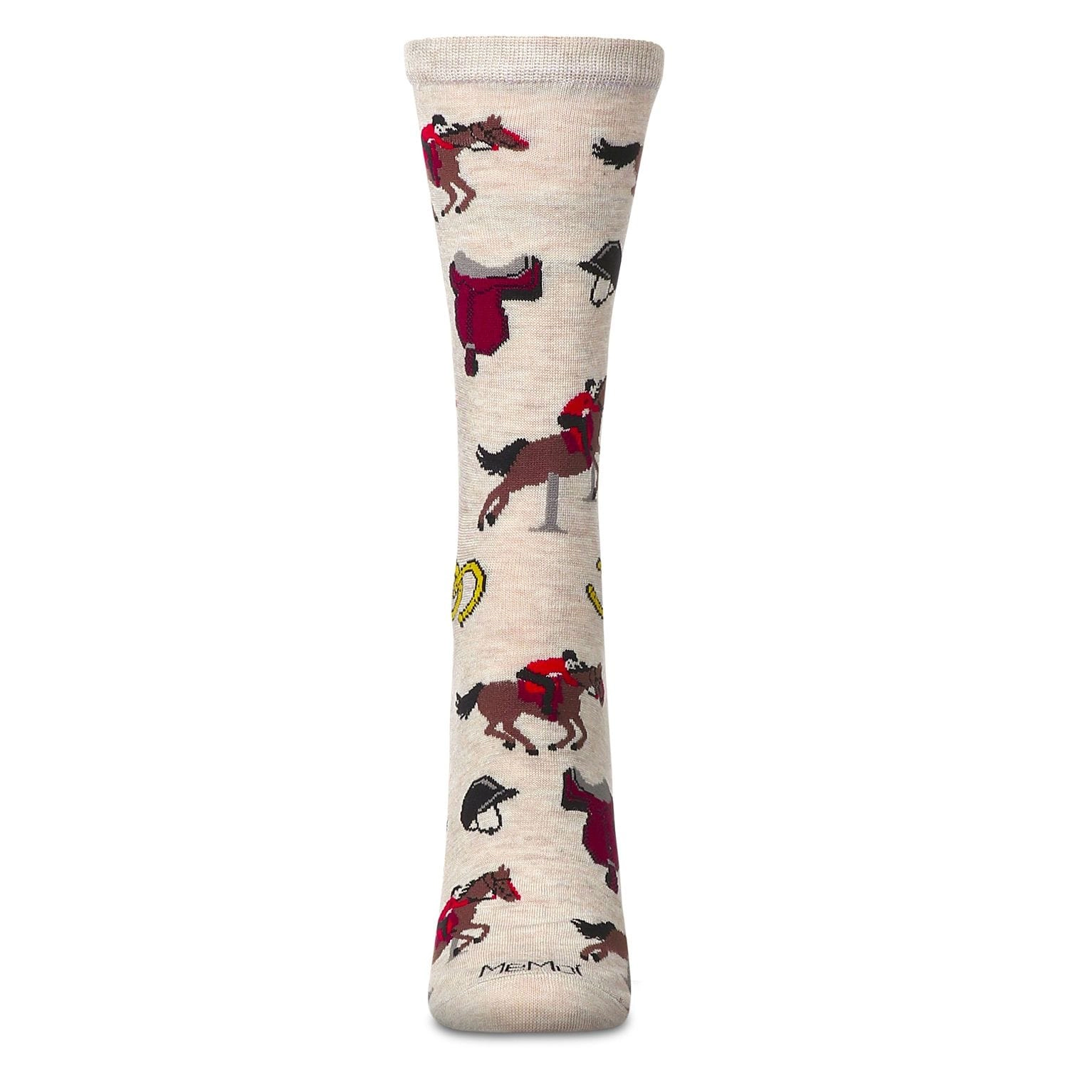 MeMoi Women's Equestrian Rayon From Bamboo Crew Socks