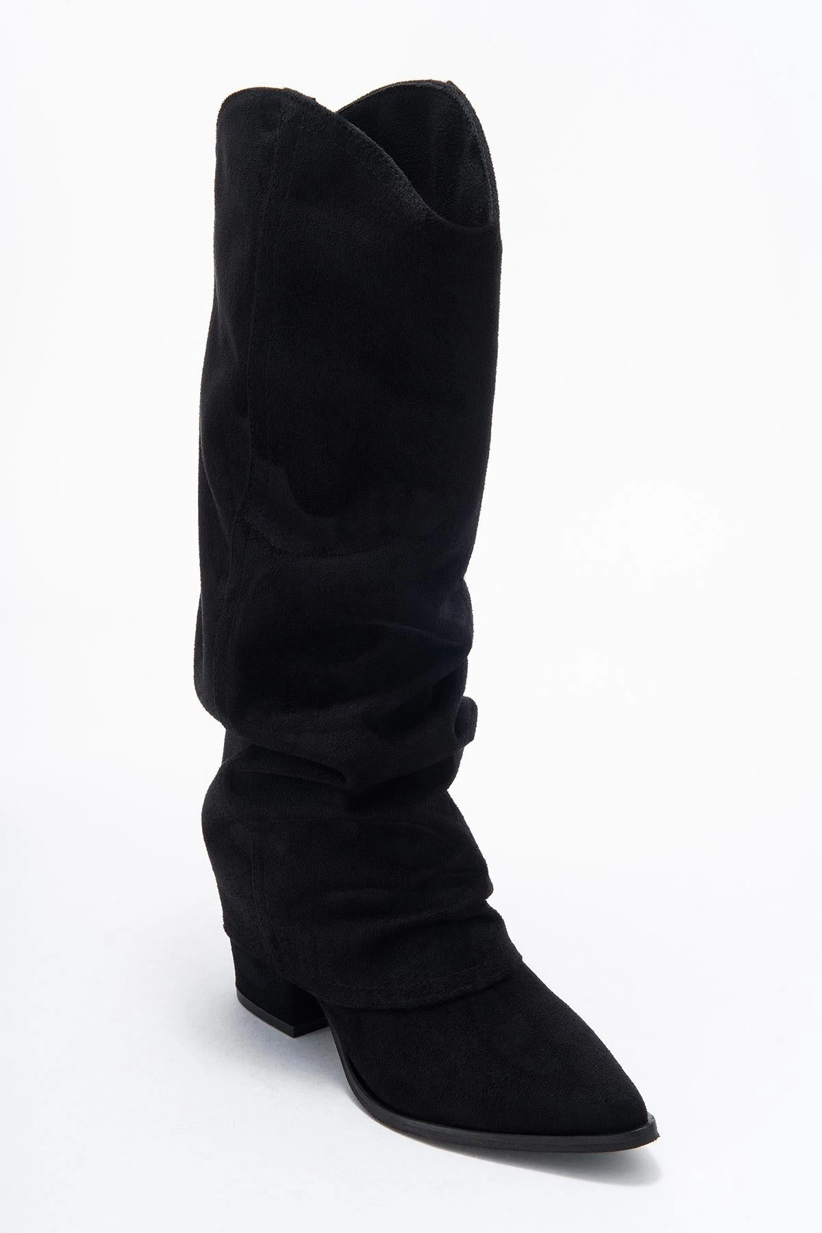 Prologue Shoes Womens Elaris Block Heel Knee High Boot