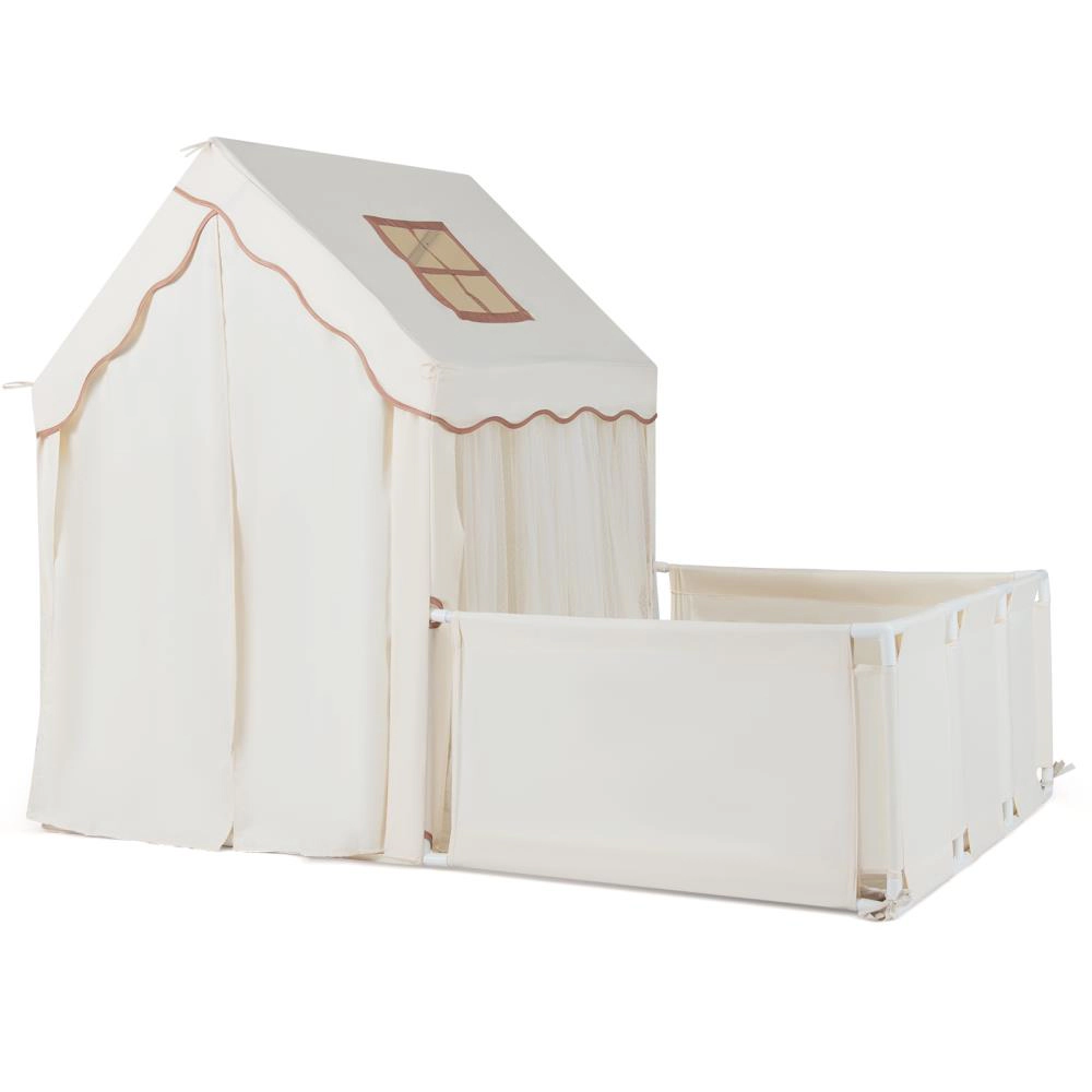Hivvago Kids Play Tent with Playpen 2-in-1 Toddler Playhouse Yard