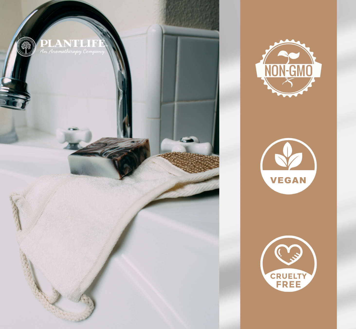 Plantlife Hemp Glove Scrubber - Exfoliating Bath Glove