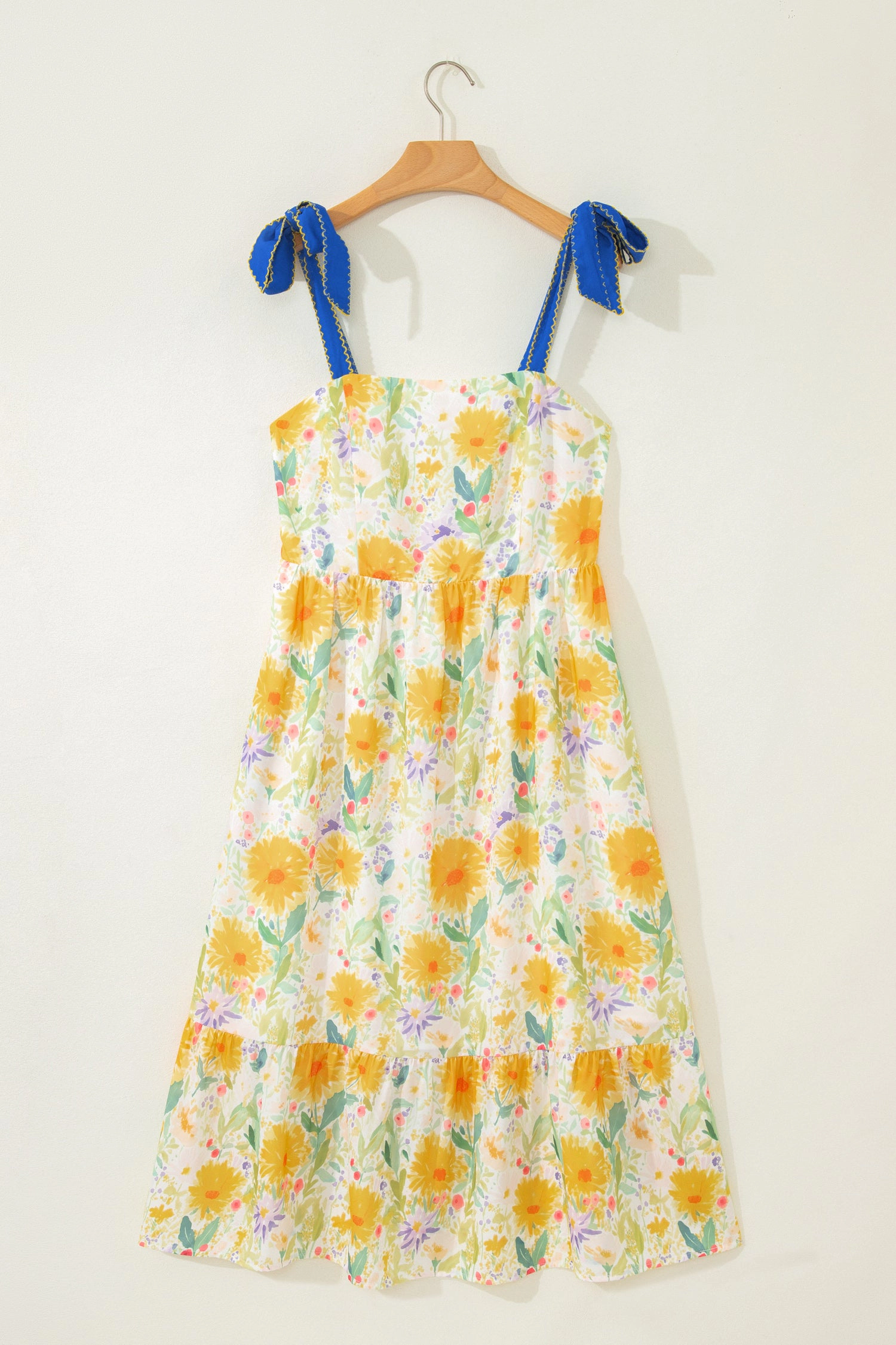 Threaded Pear Womens Emilia Straps High Waist Dress