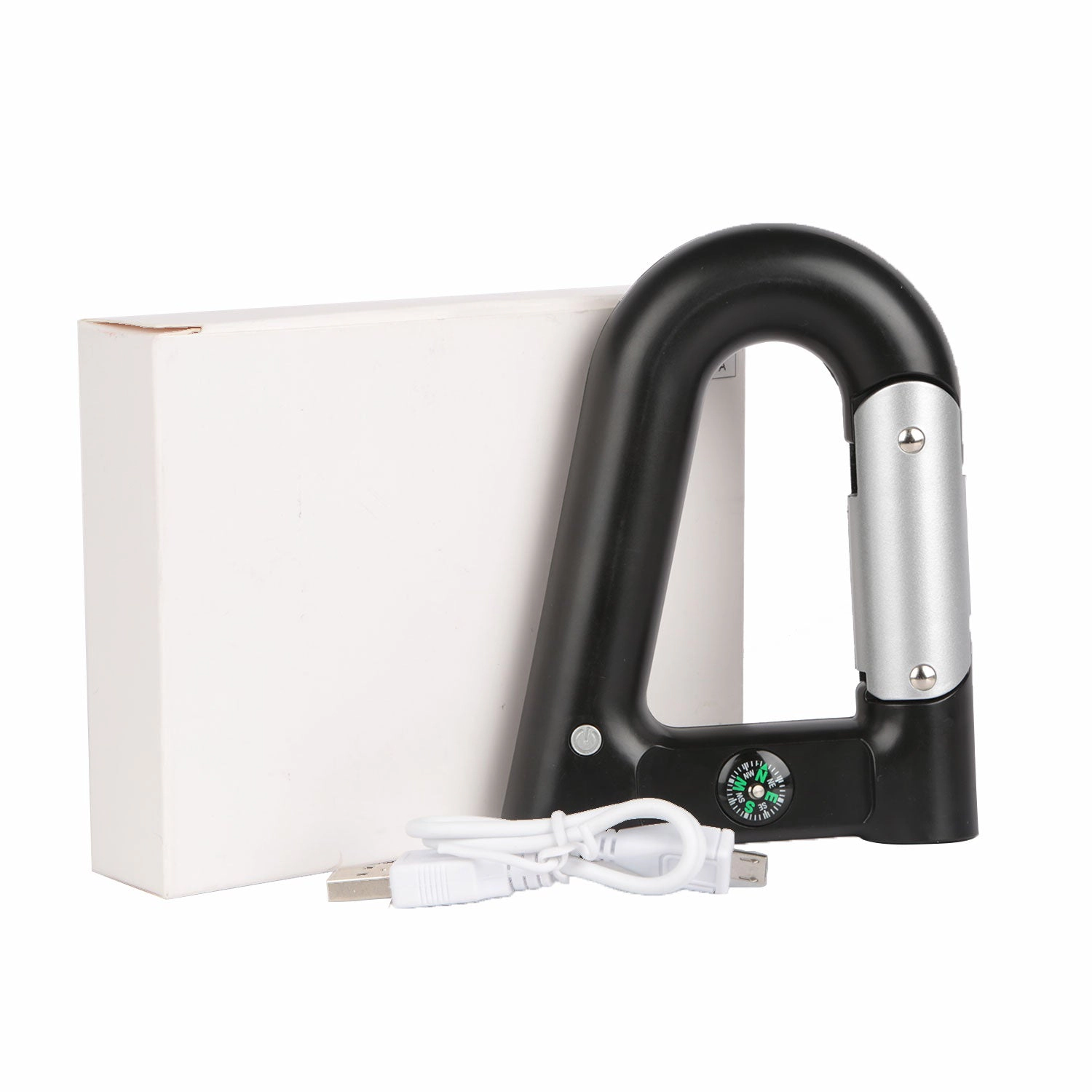 GBruno 2200mAh Carabiner Power Bank With Flashlight