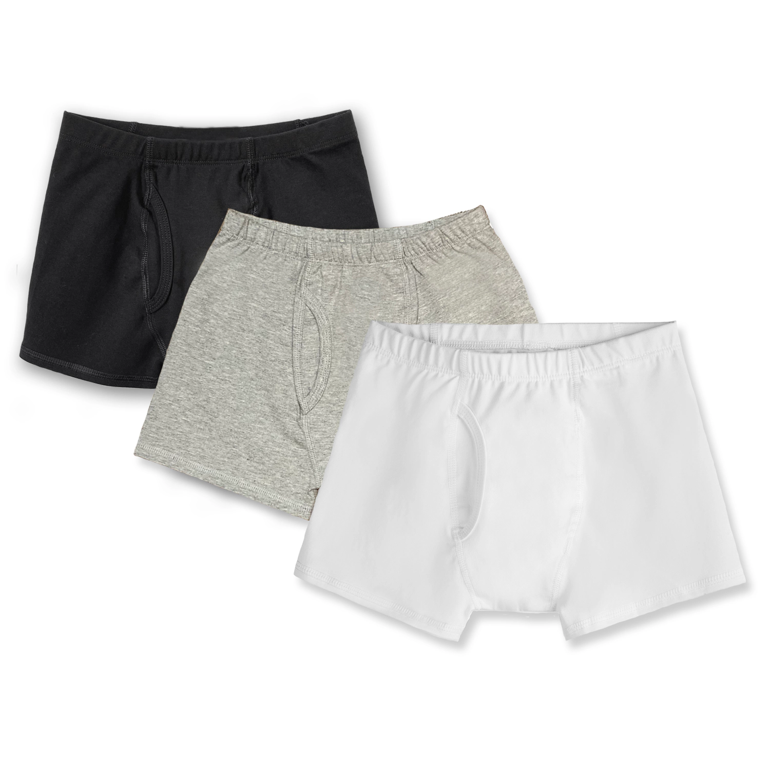 Mightly Boys Organic Cotton Boxer Briefs 3-pack
