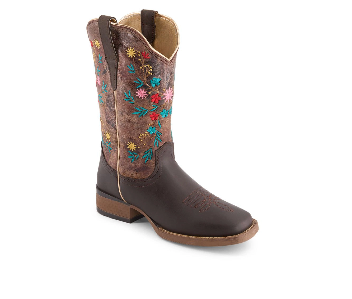 Andrea Womens Leather Western Boots