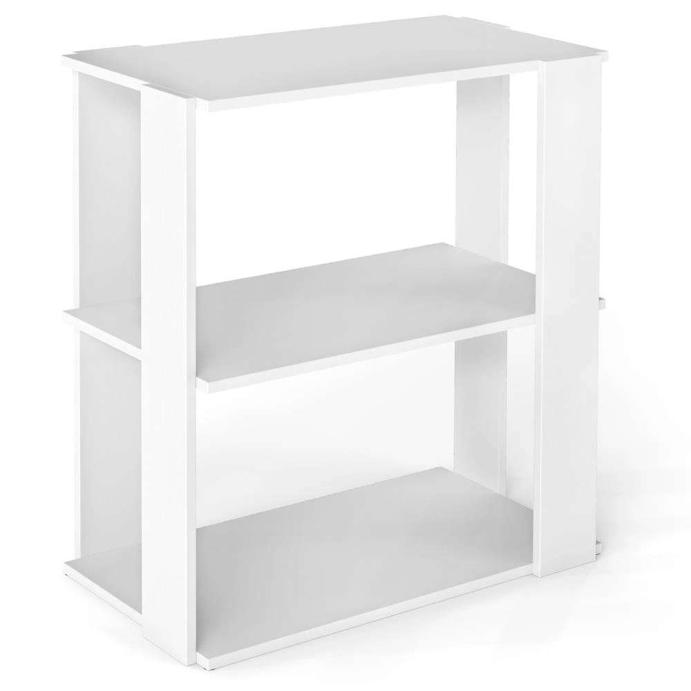 Hivvago 3-Tier Shoe Rack Modern Shoe Organizer with Stackable Design