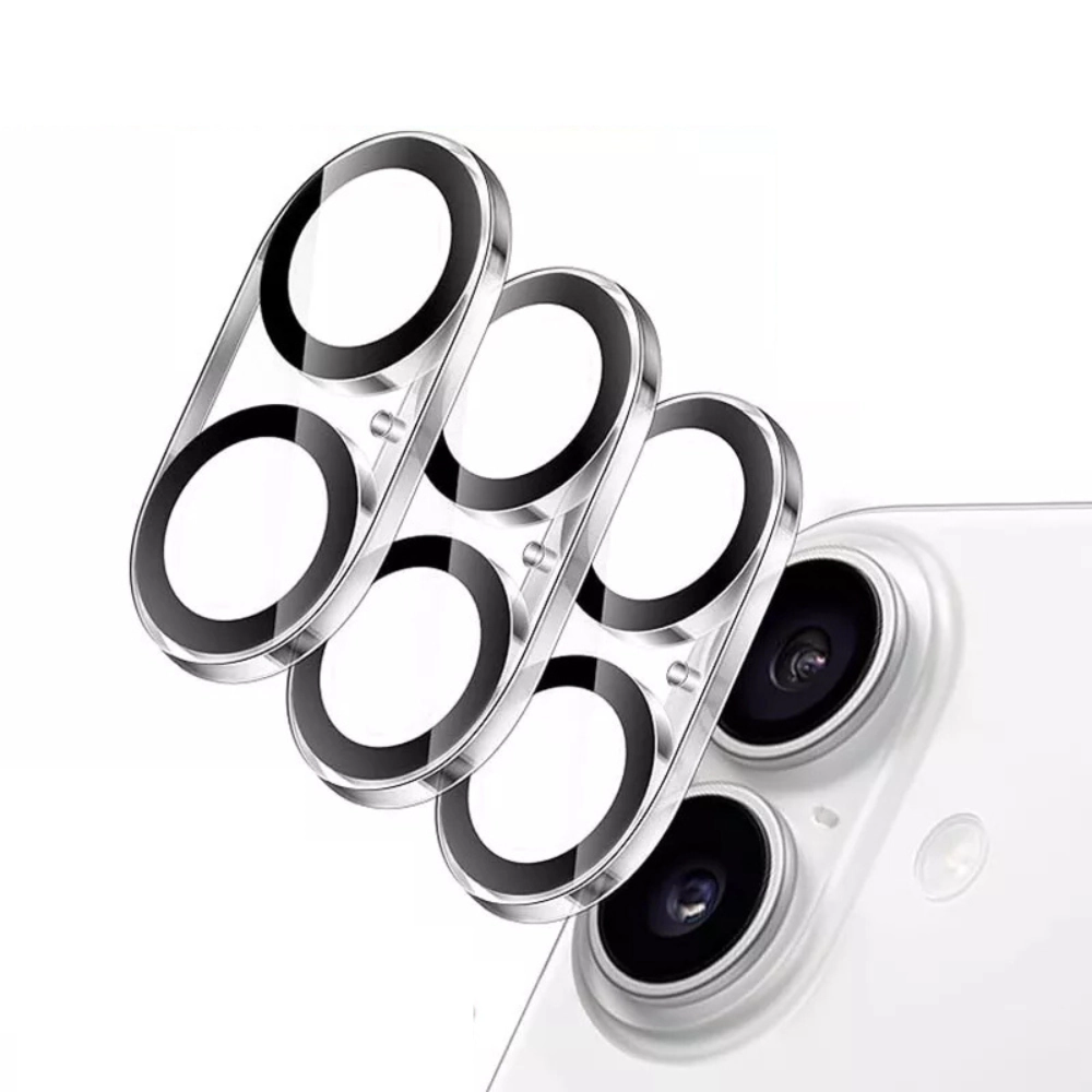 Qixxronics Camera Lens Protector Compatible with iPhone 17 Camera Lens Tempered Glass Protector [Night Circle] 3 Pack
