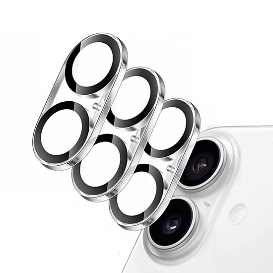 Qixxronics Camera Lens Protector Compatible with iPhone 17 Camera Lens Tempered Glass Protector [Night Circle] 3 Pack