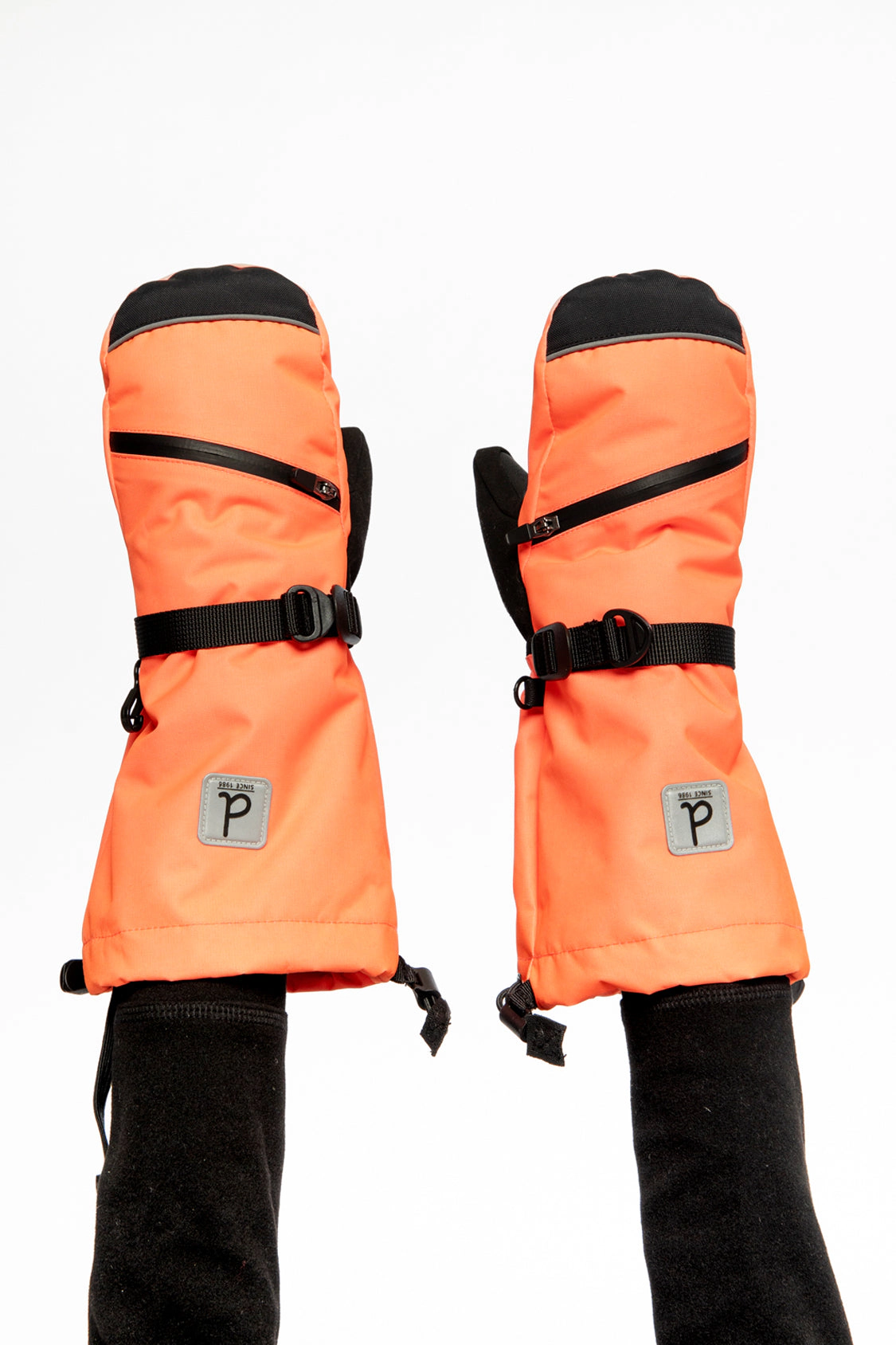 Deux par Boys Teknik Cordura-Reinforced Winter Mittens with Zippered Pocket