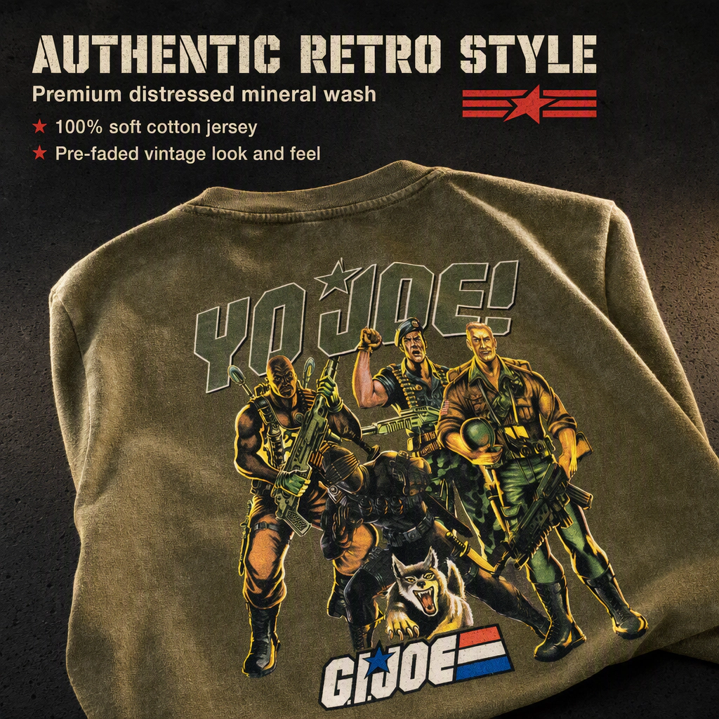 G.I. Joe Matching Family Graphic Short Sleeve T-Shirt