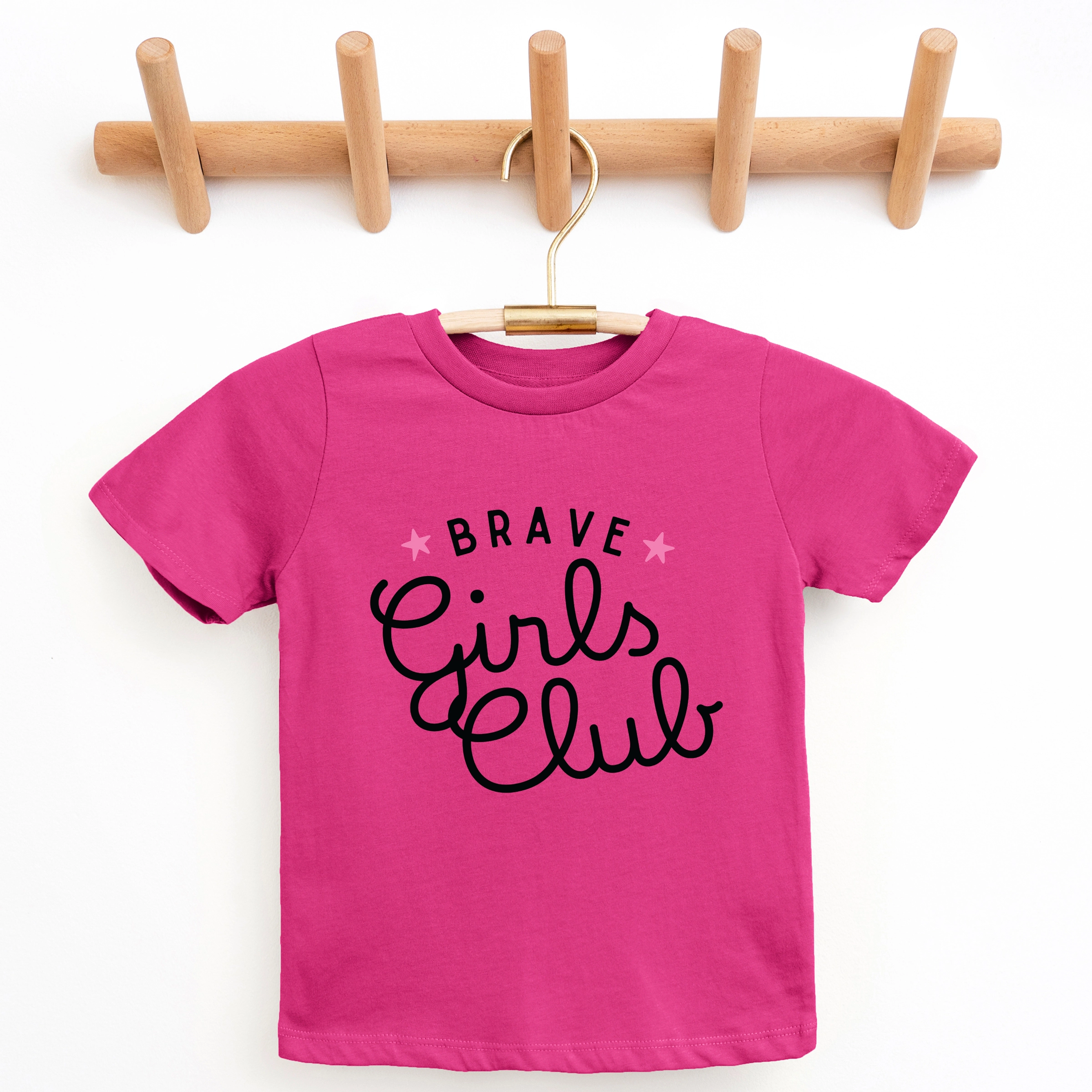 The Juniper Shop - Brave Girls Club Cursive Youth Short Sleeve Graphic T-Shirt