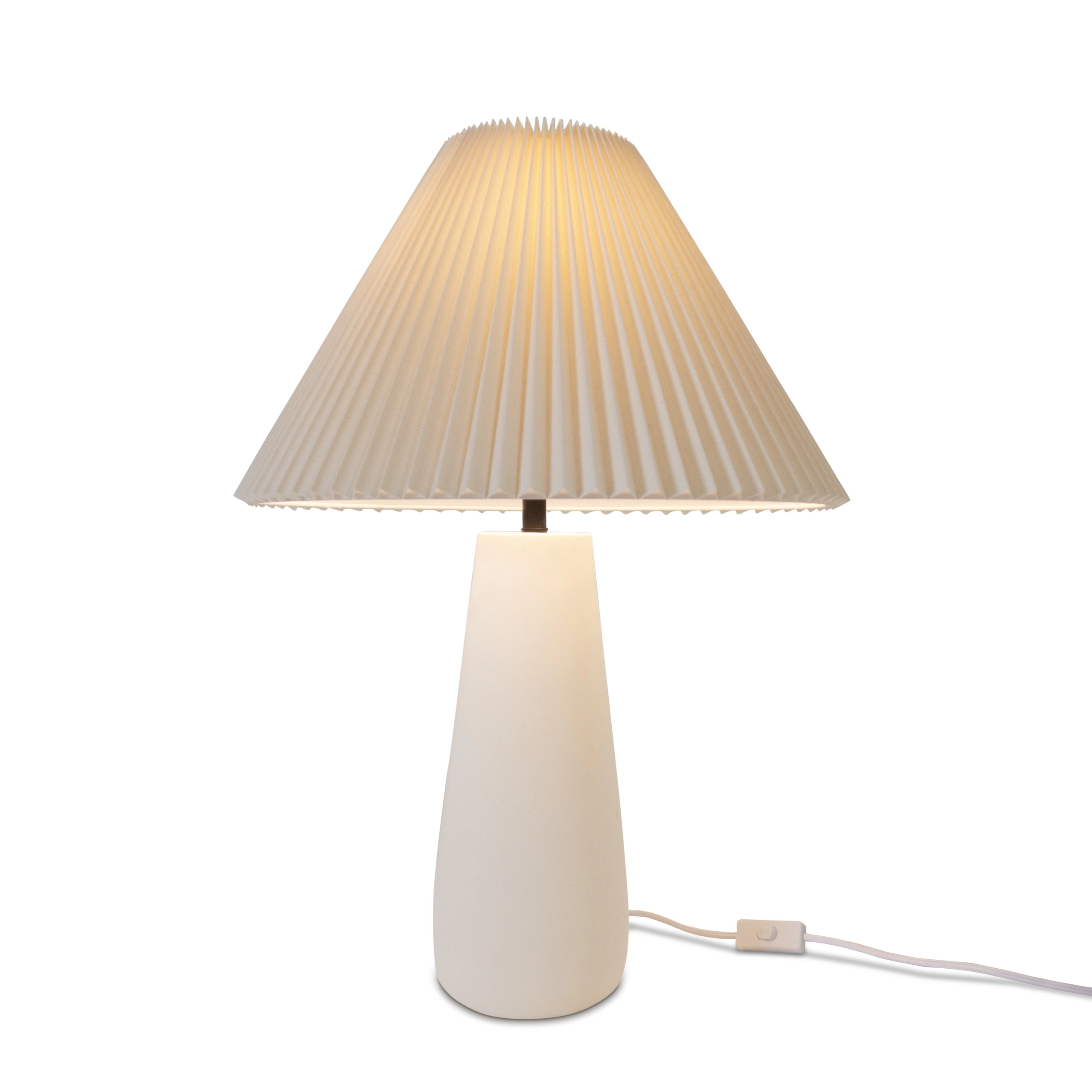 Brightech Gwen Pleated LED Table Lamp