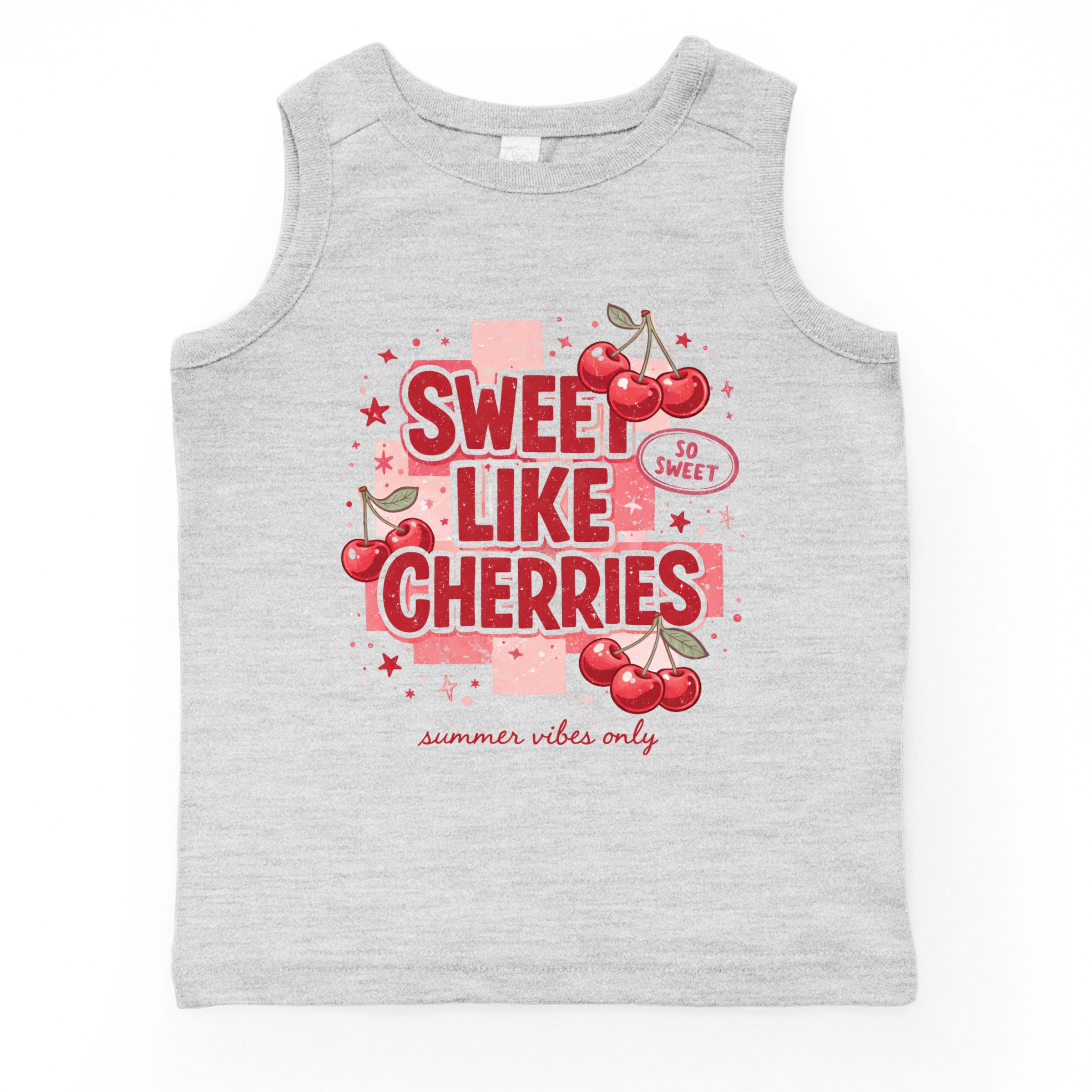 The Juniper Shop - Sweet Like Cherries Summer Vibes Toddler Graphic Tank