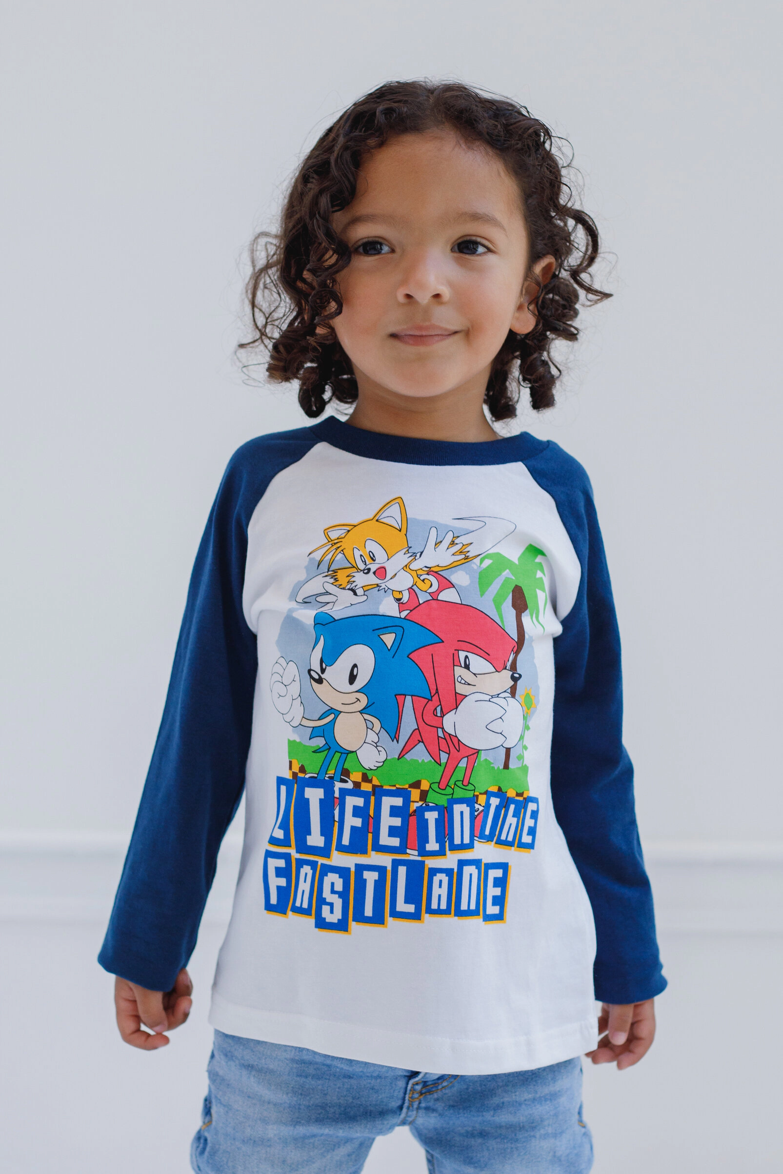 SEGA Sonic the Hedgehog Boys' 2-Pack Long Sleeve T-Shirts