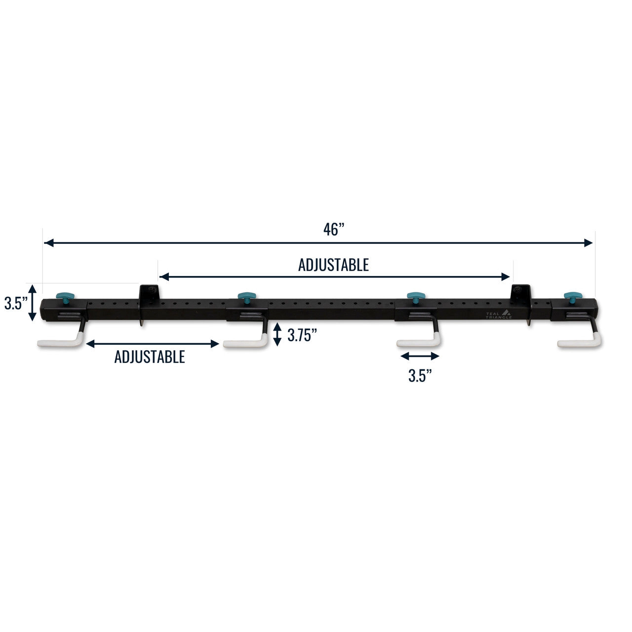 StoreYour G-Golf Adjustable Wall Storage System, Holds 4 Bags, Holds 300 lbs
