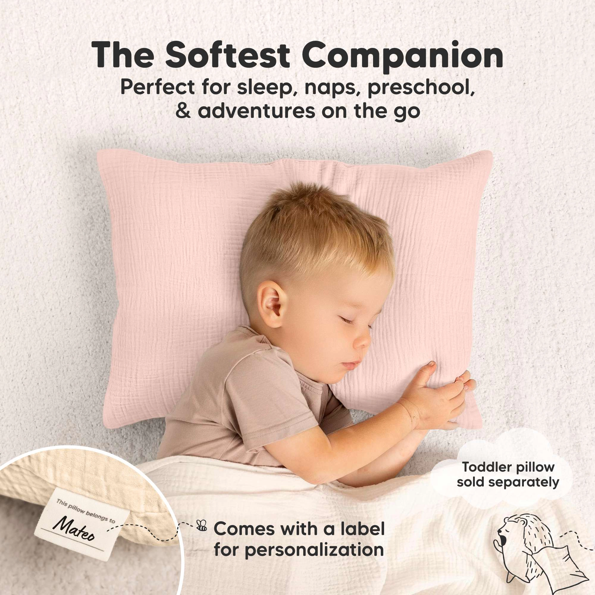 KeaBabies 2-Pack My Little Lyra Pillowcases