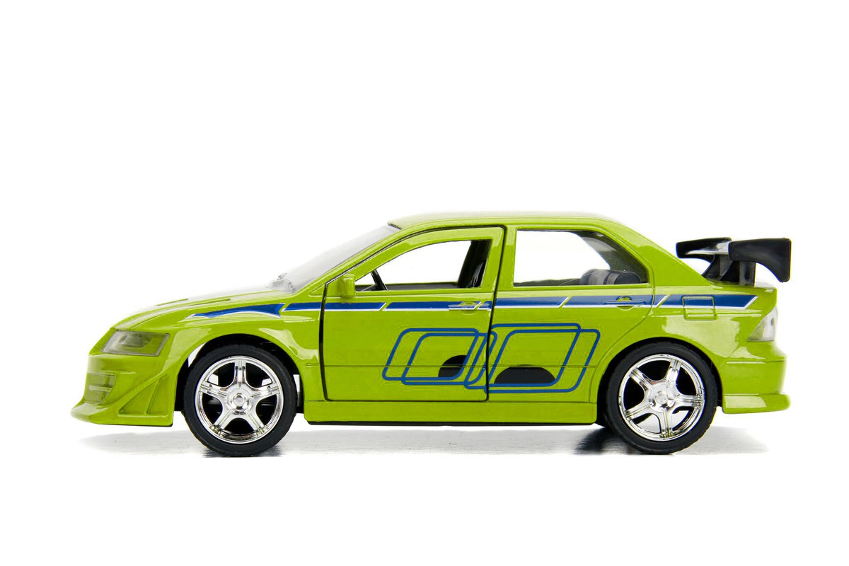 Jada Brian's Mitsubishi Lancer Evolution VII Green "Fast & Furious" Movie 1/32 Diecast Model Car by Jada