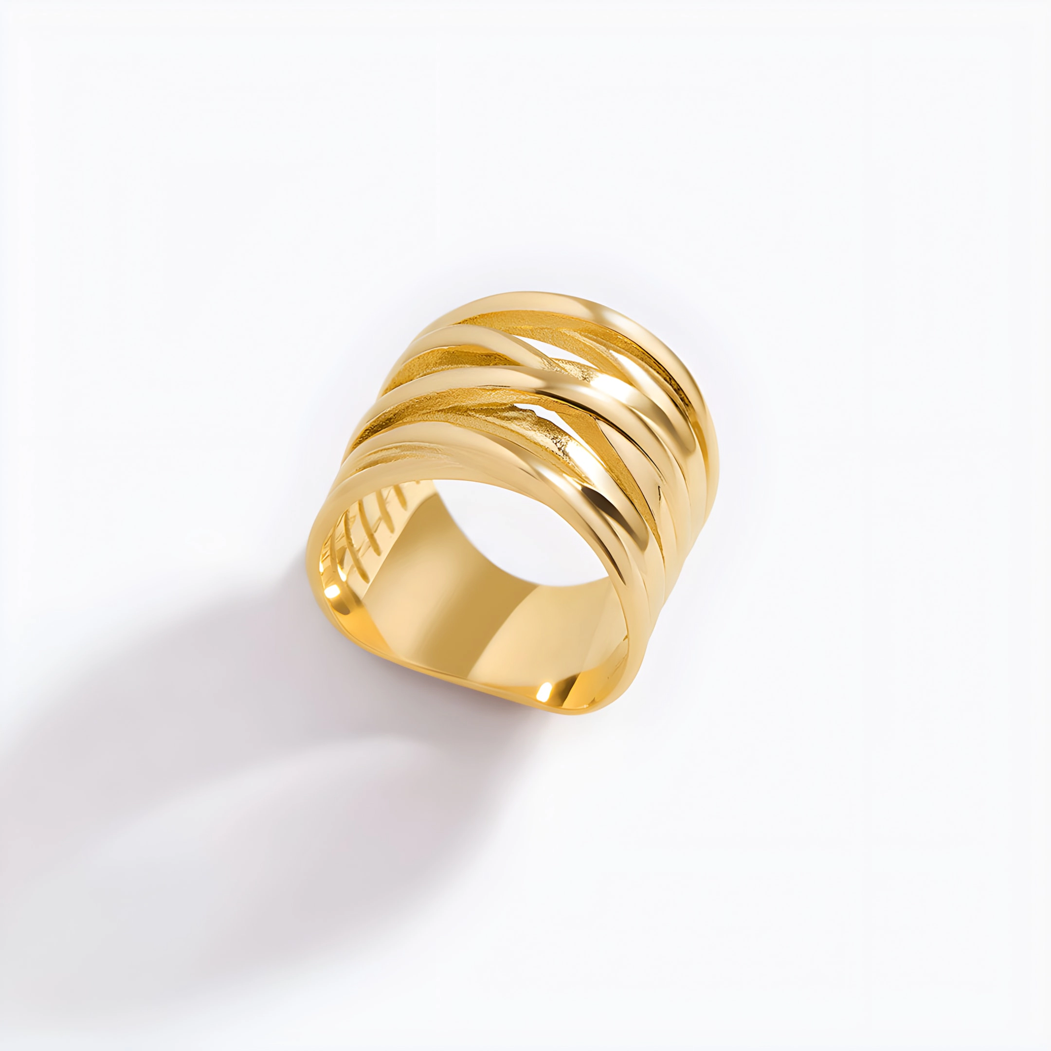 Mint & Lily Women's Wire Wrap Statement Ring
