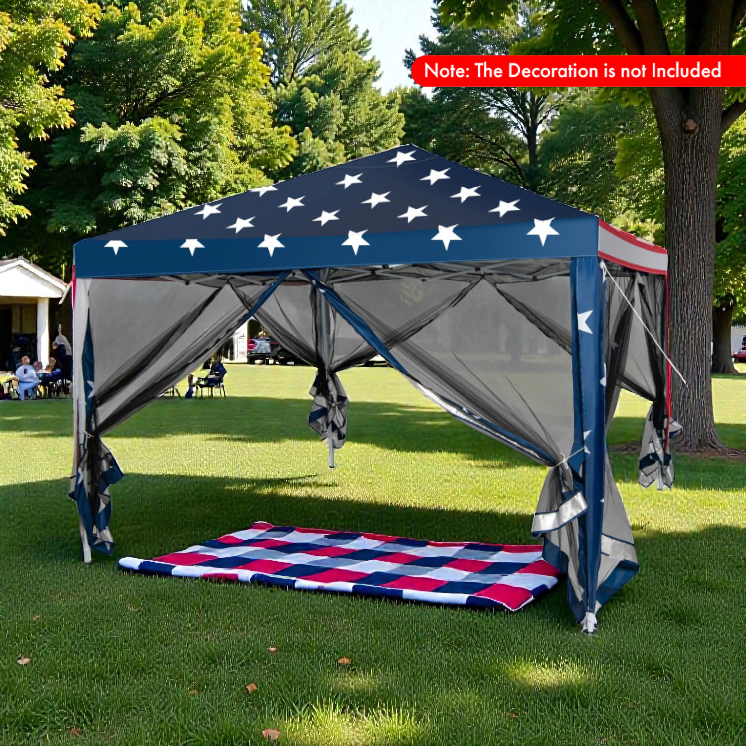 Hivvago Easy Setup Canopy Tent with Protective Mesh