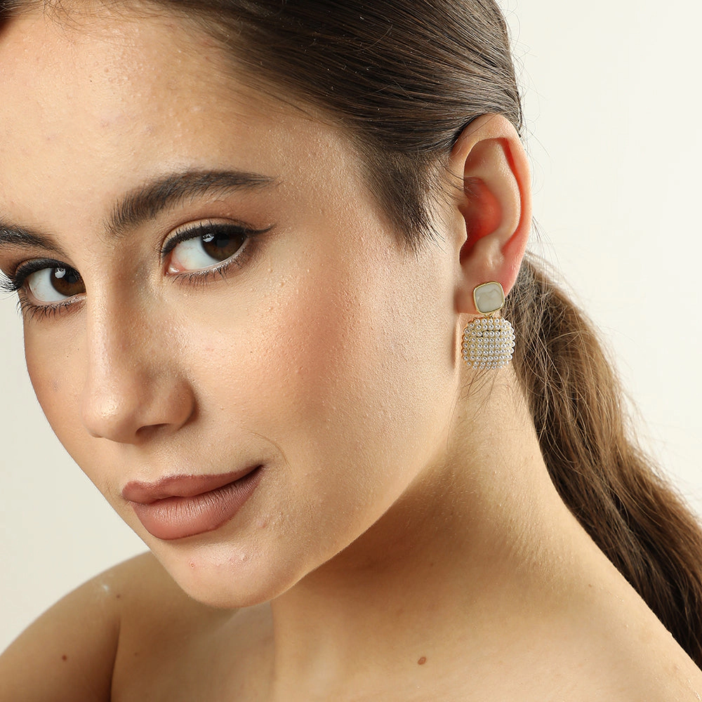 SOHI Women's Embellished Drop Earrings