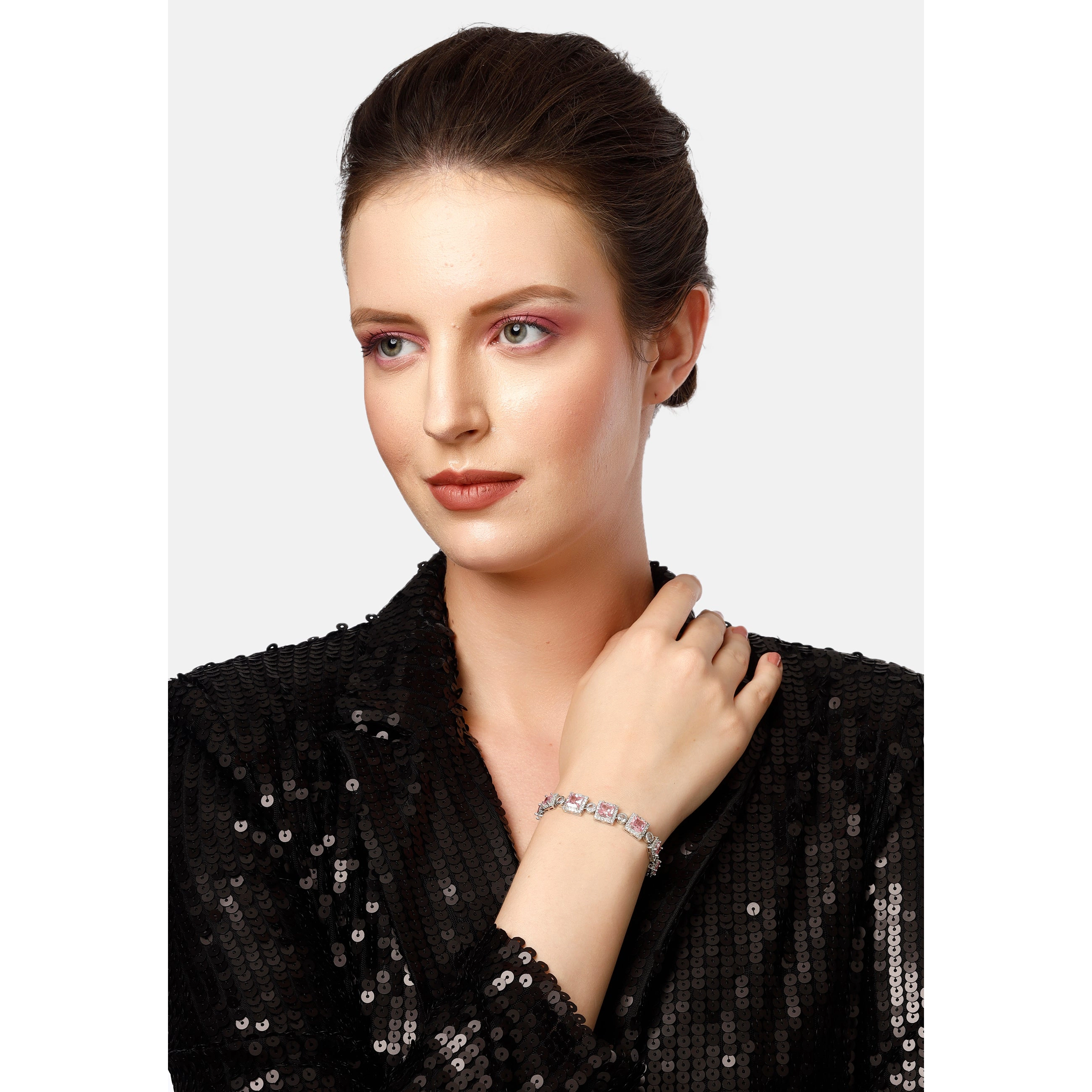 AGP PARIS Womens Diva Square Box Chain Bracelet