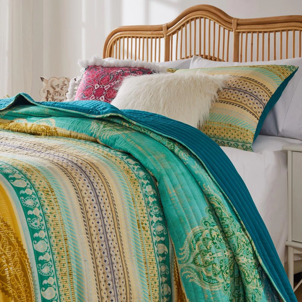Greenland Home Aurora Reversible Pillow Sham - Standard 20x26