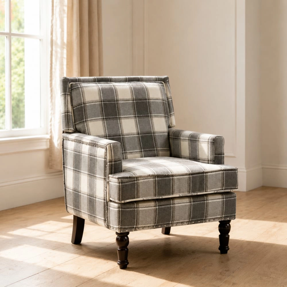 GOODSILO Versatile Upholstered Cotton Accent Chair