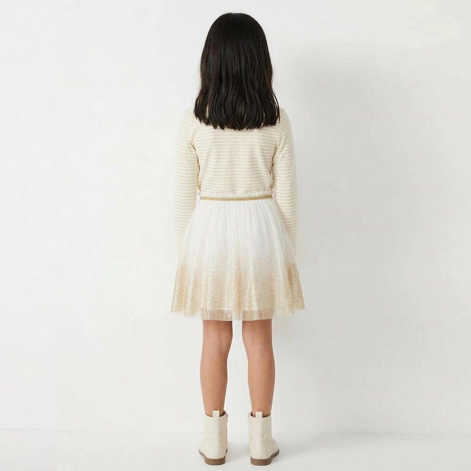 Rockets of Awesome Golden Ombre Tulle Skirt for Girls