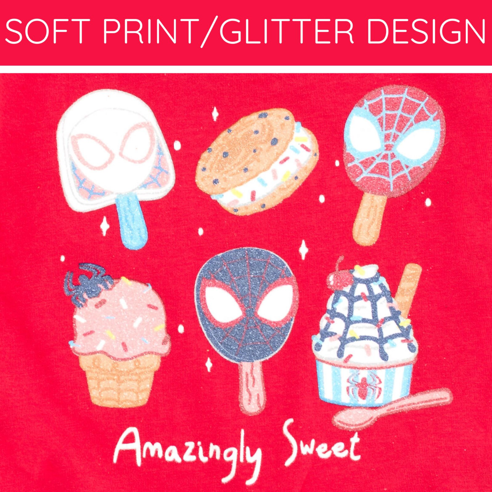 Marvel Spider-Man Girls' 2-Piece T-Shirt and Shorts Set
