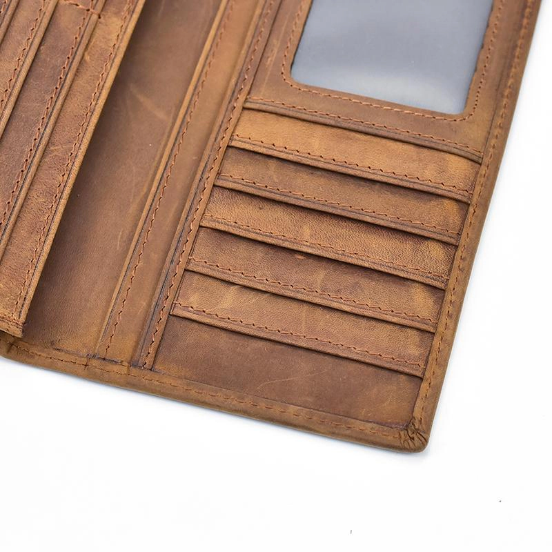 Steel Horse Leather Unisex The Pathfinder Bifold Wallet | Leather Pocket Book