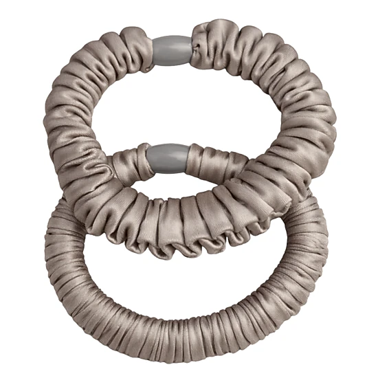 Pink Pewter Soft Satin Ruffle Elastics - 4 Set Pack, Color: Assorted 4 ...