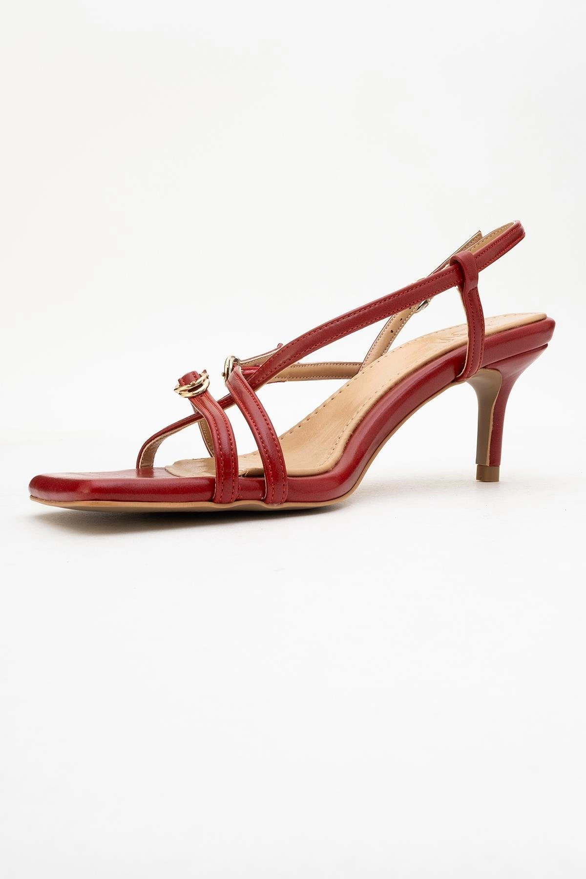 Prologue Shoes Womens Chaka Square Toe Stiletto Sandal