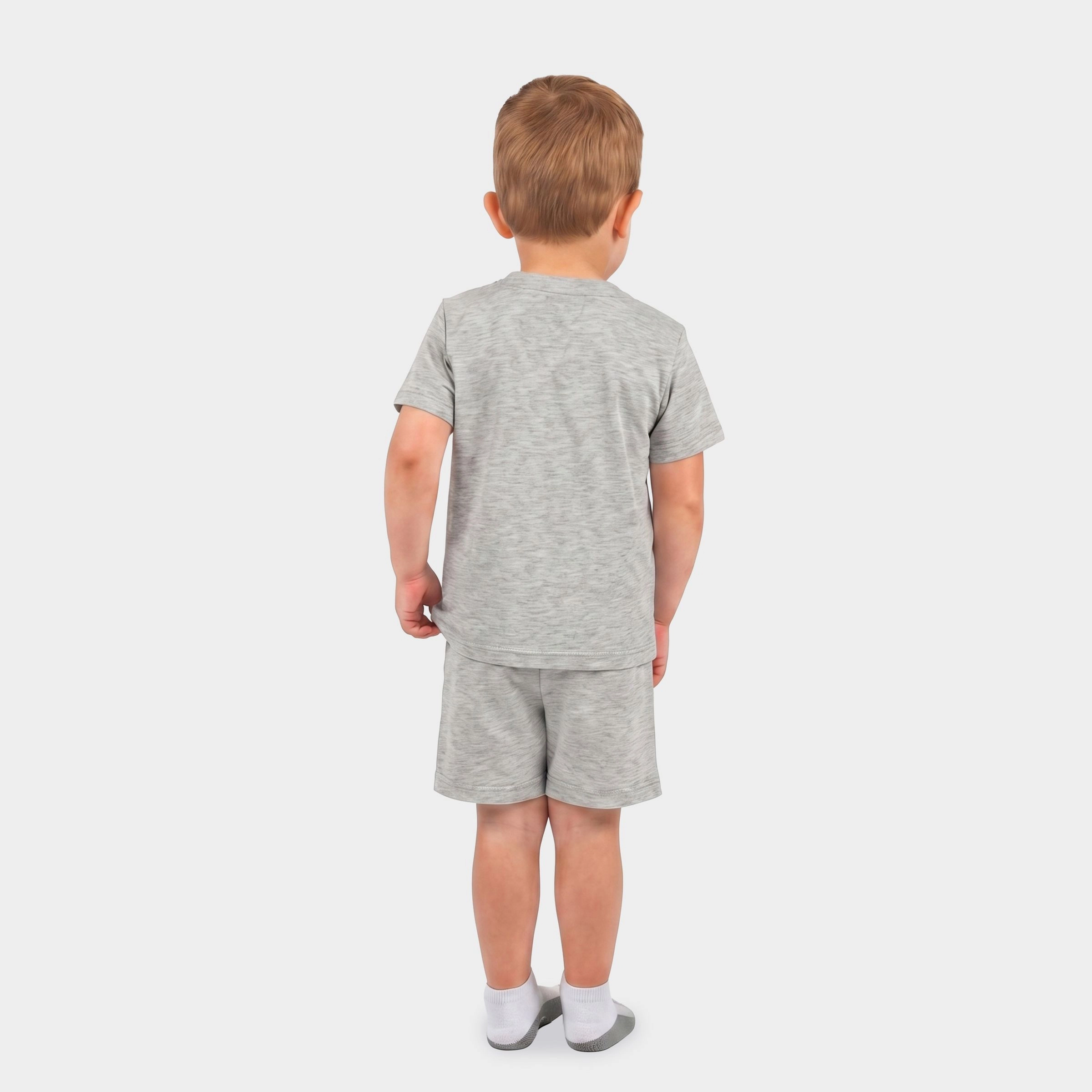 The Juniper Shop - Toddler Crew Shorts Set of 2 Out Door Dinosaur
