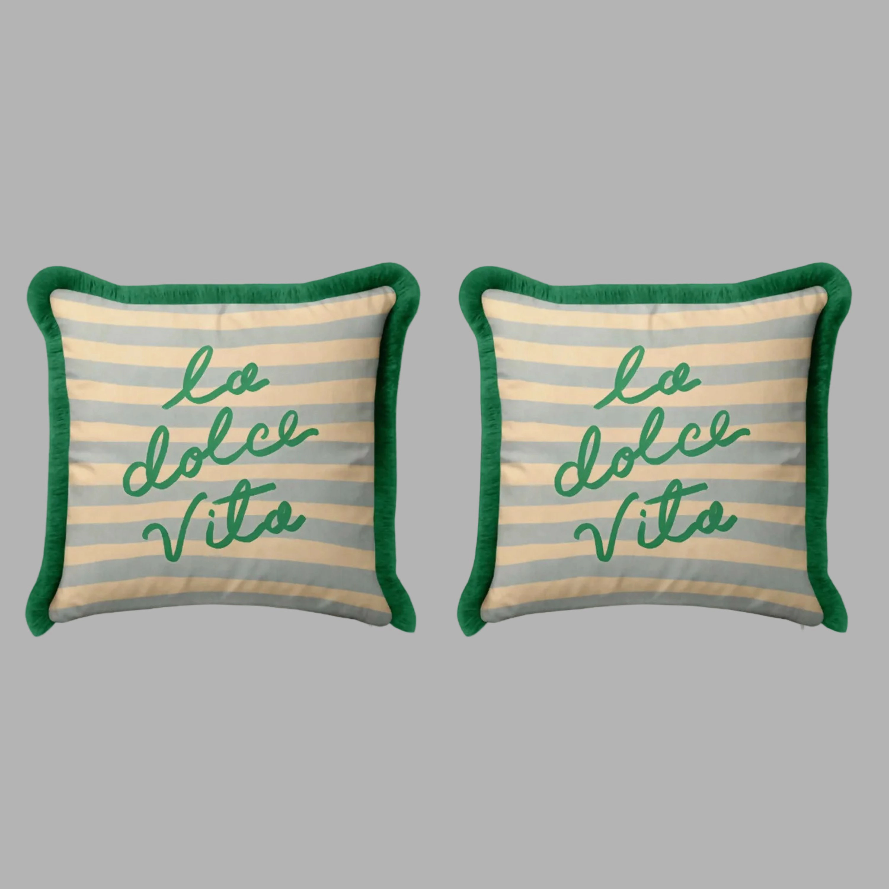 Wear Sierra Mediterranean Coastal Set of 2 Throw Pillow Cover