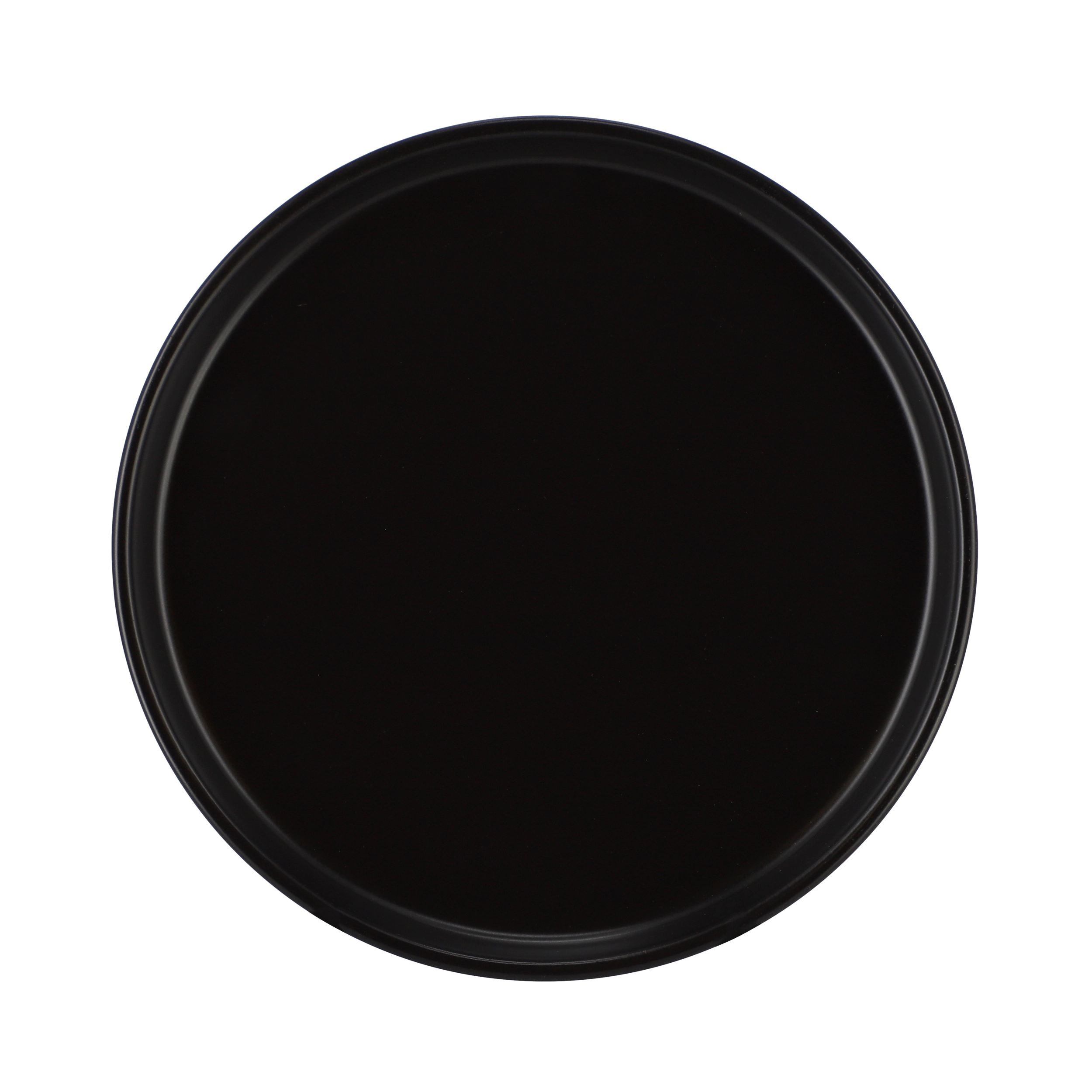 Elama Josh 18 Piece Stoneware Dinnerware Set in Matte Black