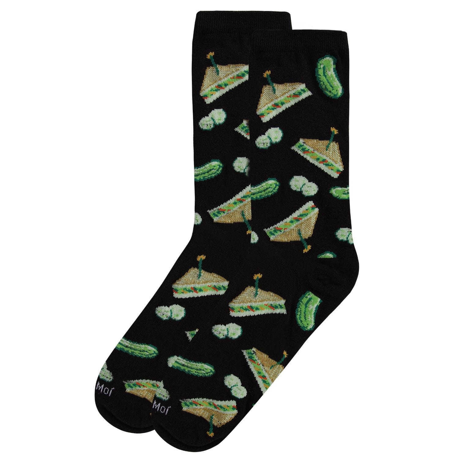 MeMoi Sandwiches Bamboo Blend Crew Socks