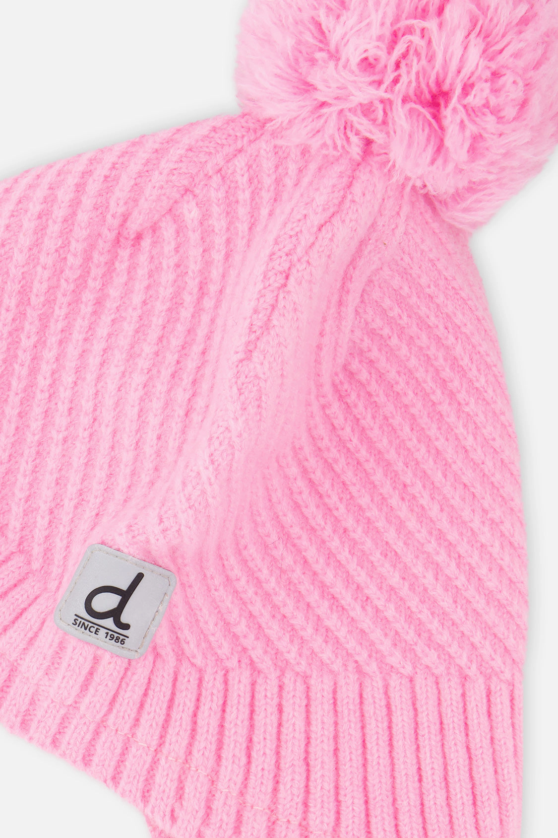 Deux par Deux Girls Winter Peruvian Knit Hat with Pompom