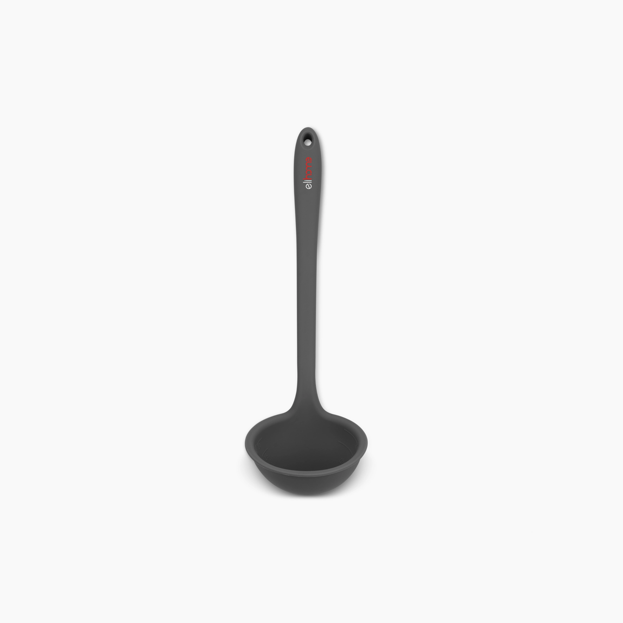 Elihome Classic Ladle - Flexible Silicone Soup with Pour Spout and Measuring Markings
