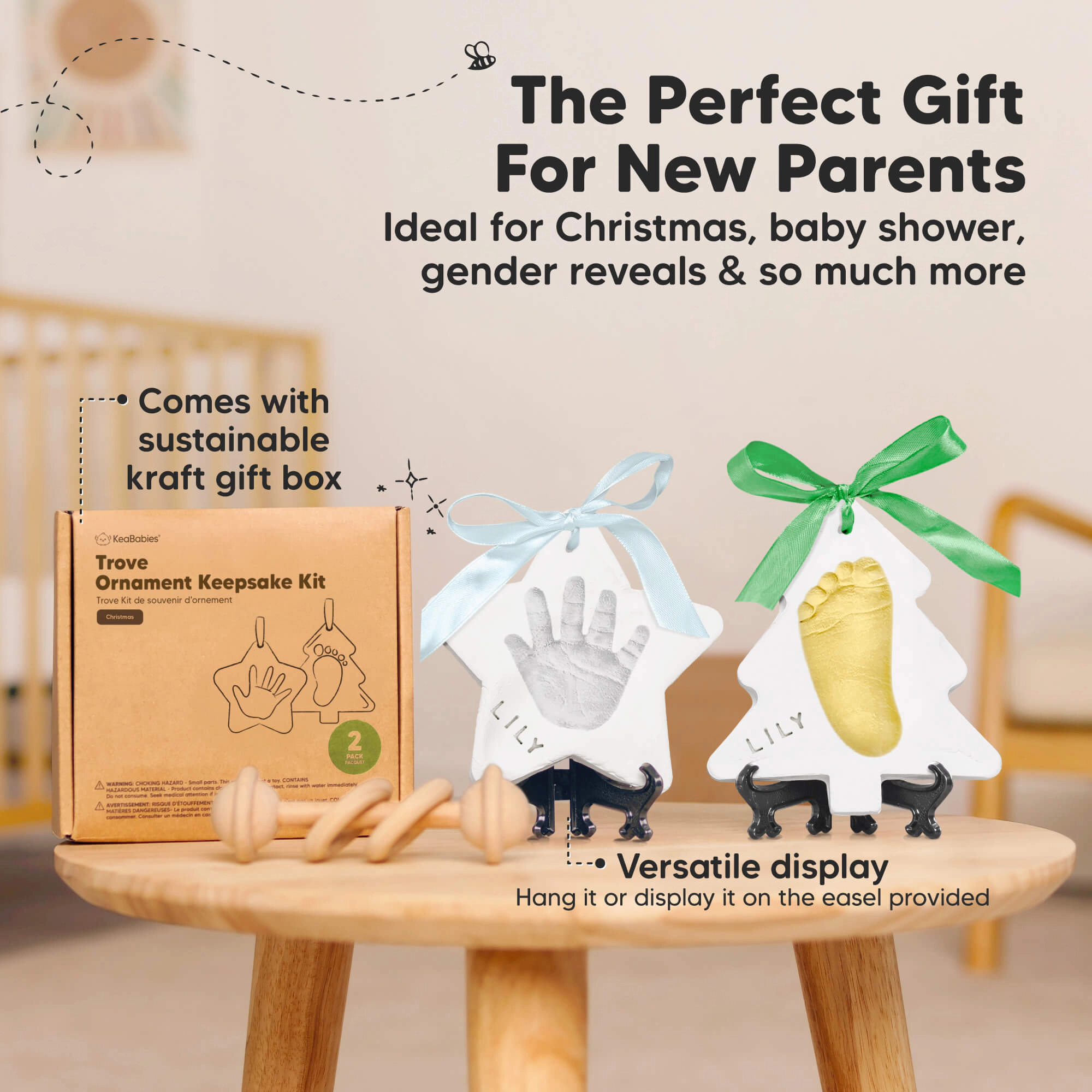 KeaBabies Trove Ornament Keepsake Kit