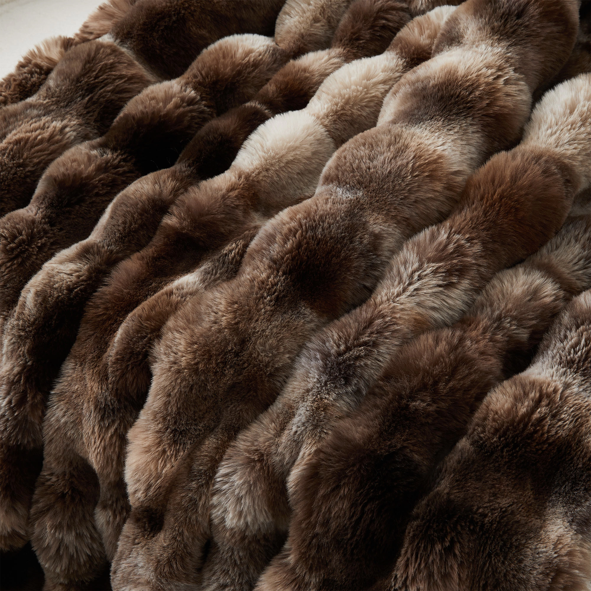 PEACENEST Tie-Dye Faux Fur Plush Throw Blanket, 50" x 60"