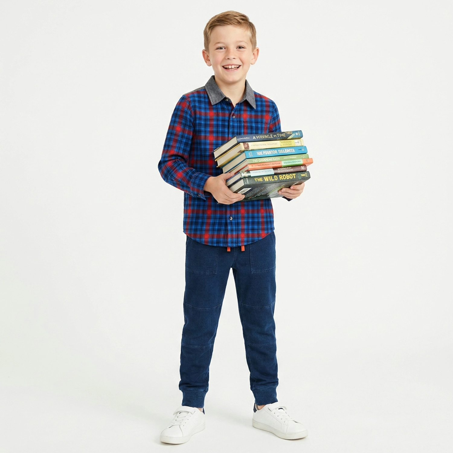 Rockets of Awesome Easy Plaid Shirt for Boys