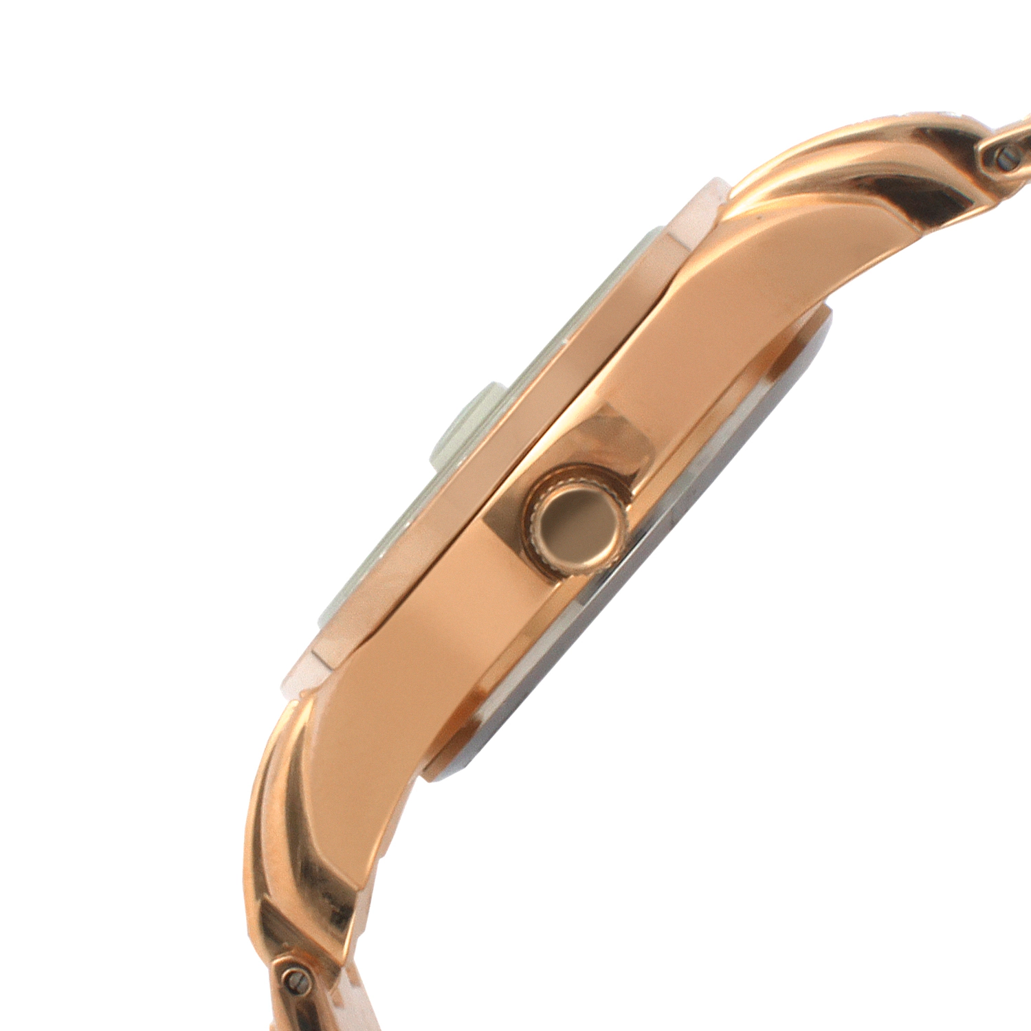 Peugeot Womens Round Rose-Gold Luxury Status Swarovski Crystal Bracelet Watch