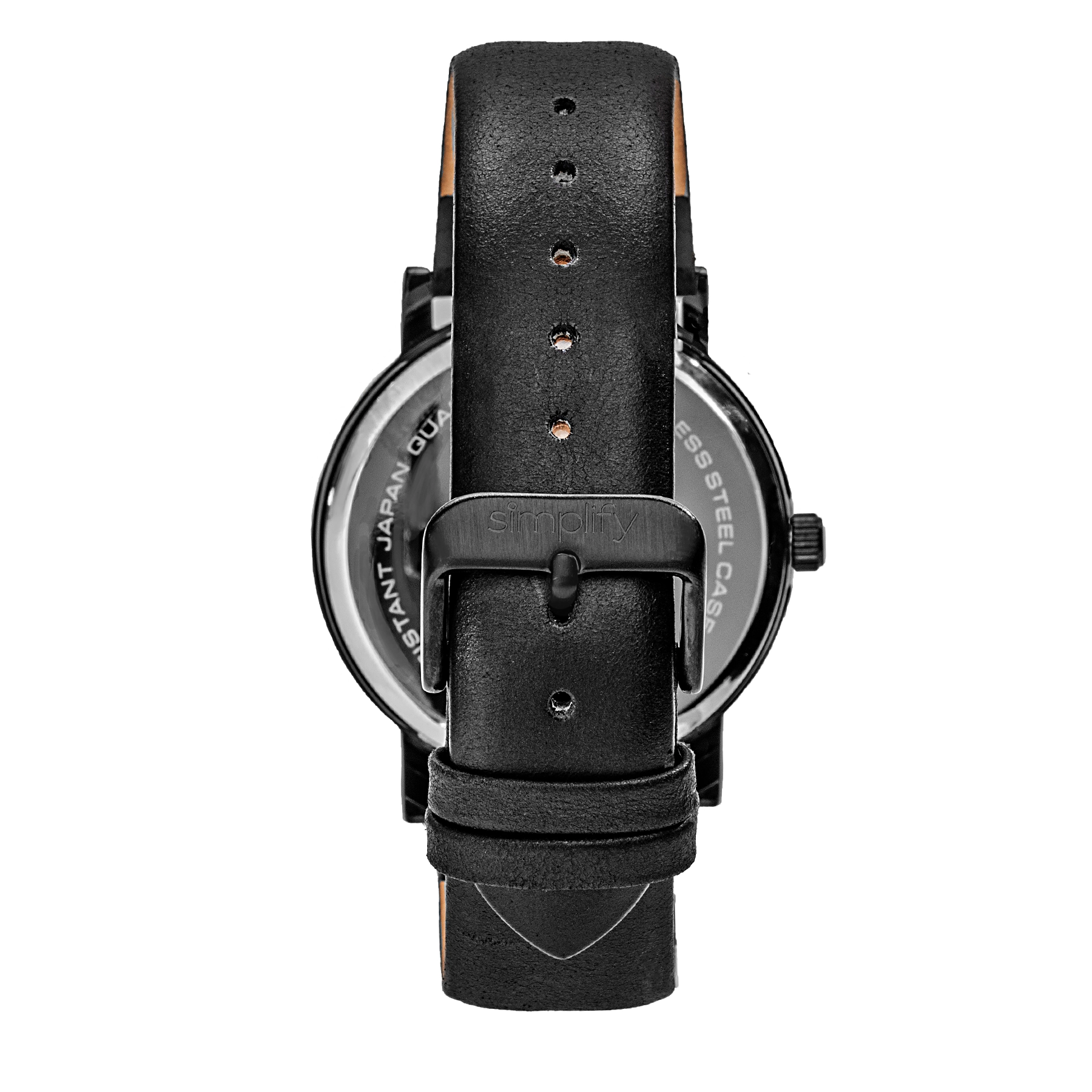 Simplify The 7000 Leather-Band Watch