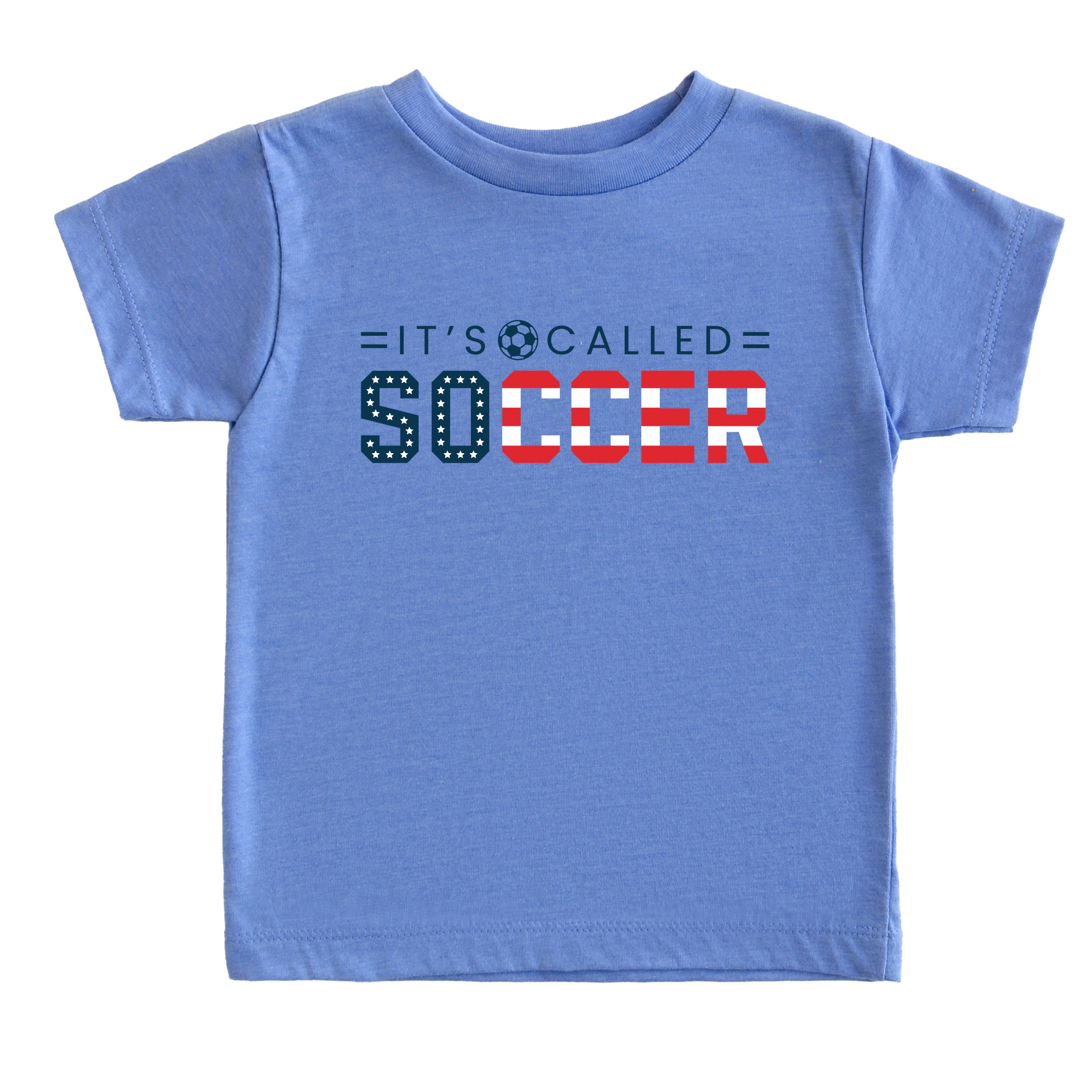 The Juniper Shop - Toddler Short Sleeve Graphic T-Shirt It's Called Soccer USA