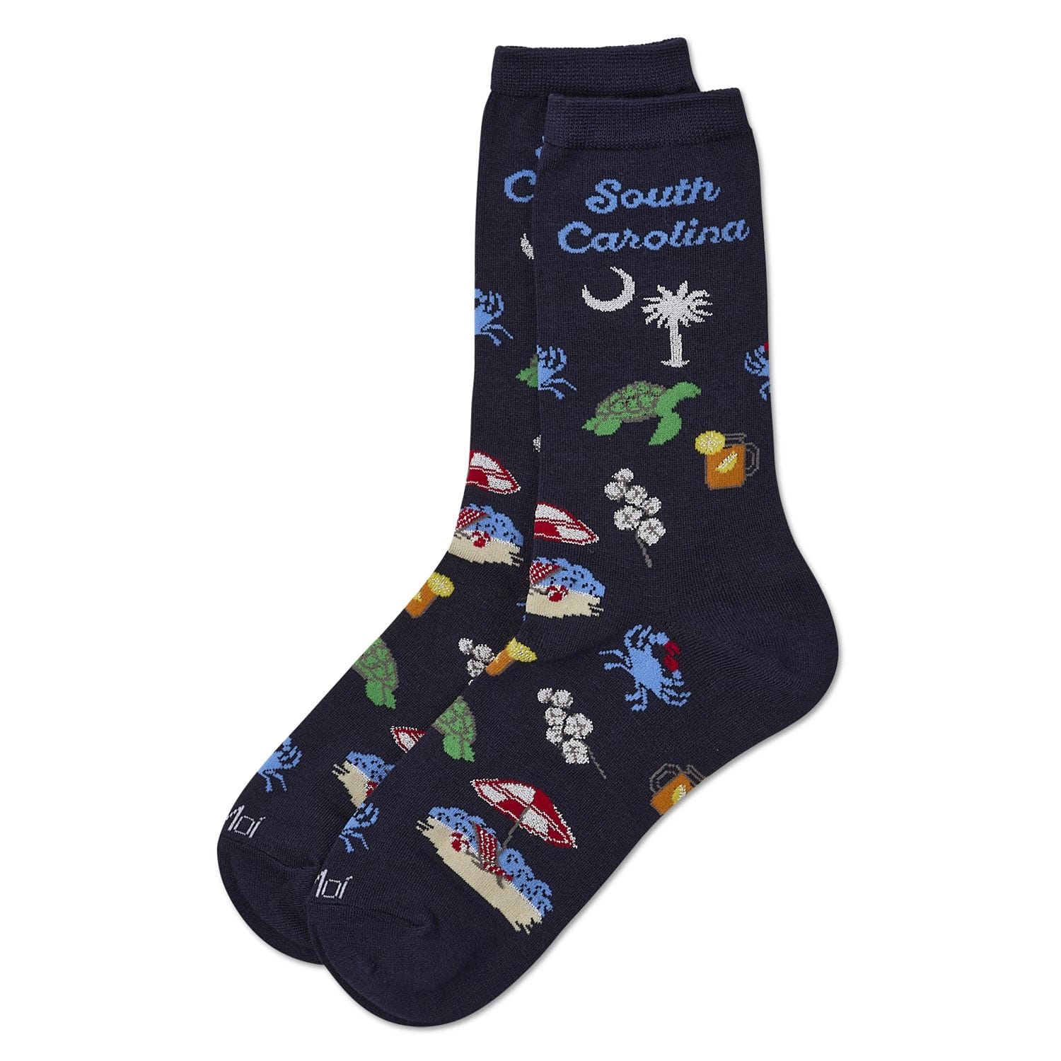MeMoi Women's South Carolina Rayon From Bamboo Crew Socks