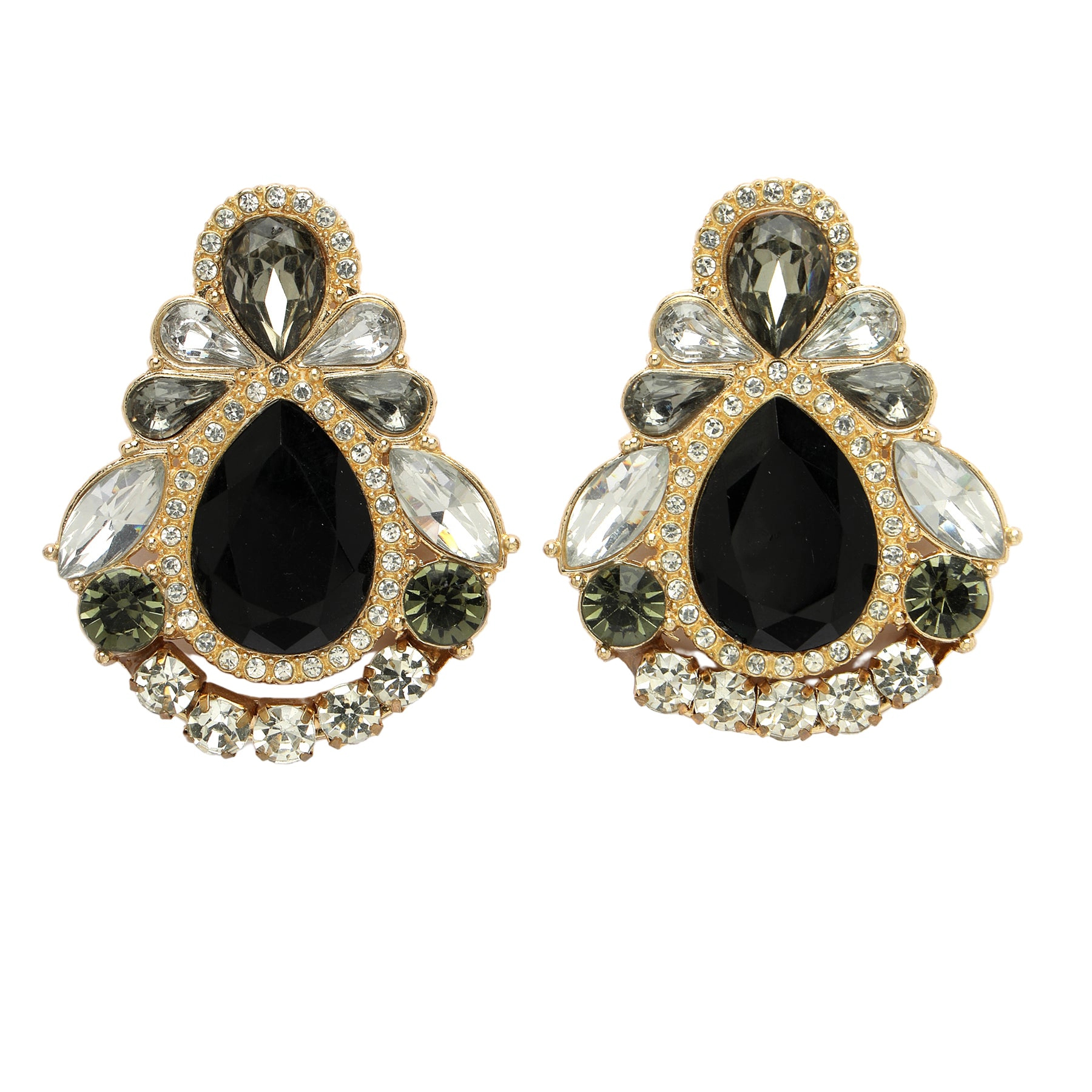 AGP PARIS Womens Diva Collection Iconic Petal Stud Earrings