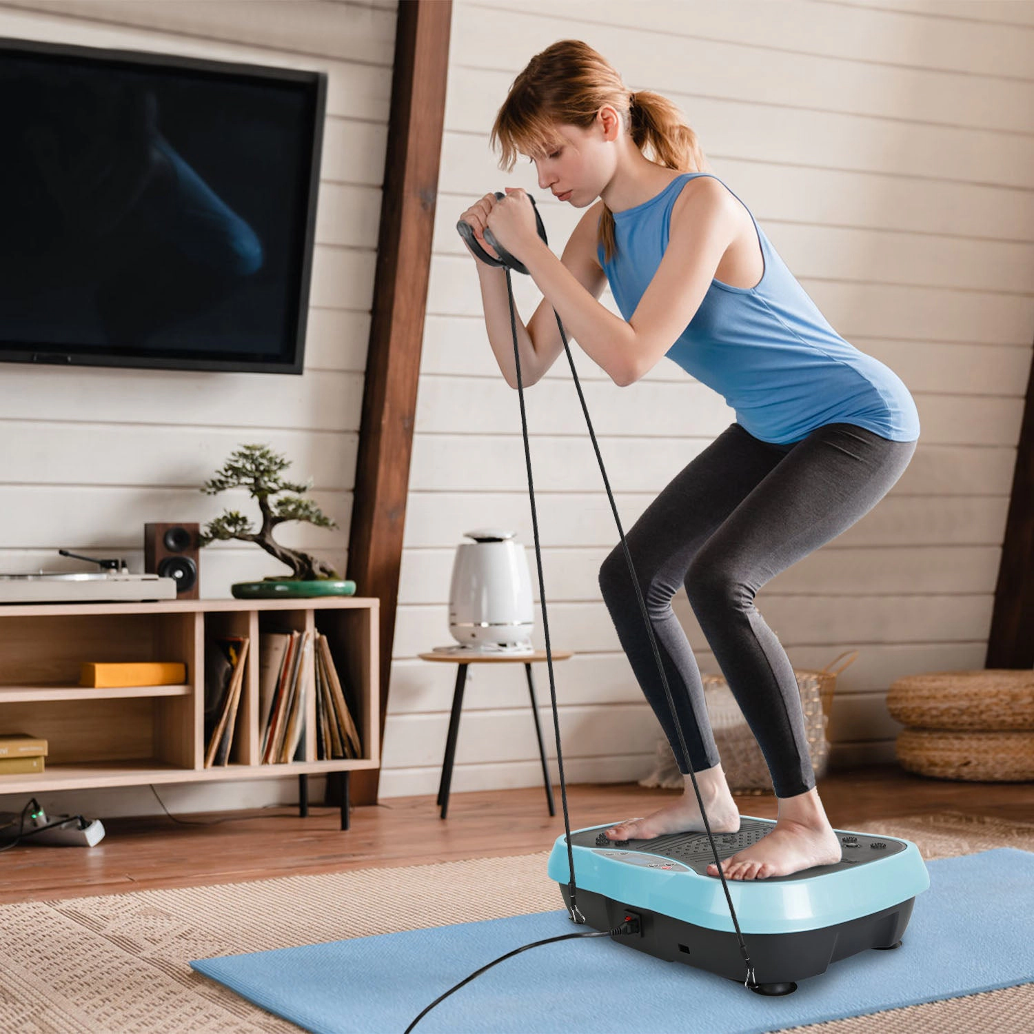 GBruno Whole Body Vibration Platform With Bands