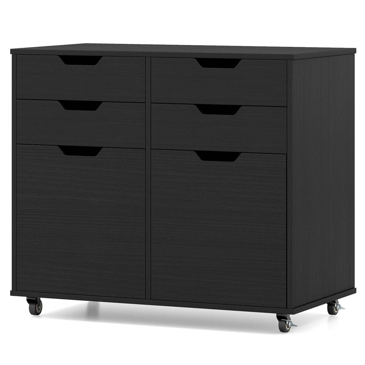 Slickblue 4 Drawer Storage Cabinet with Locking Wheels