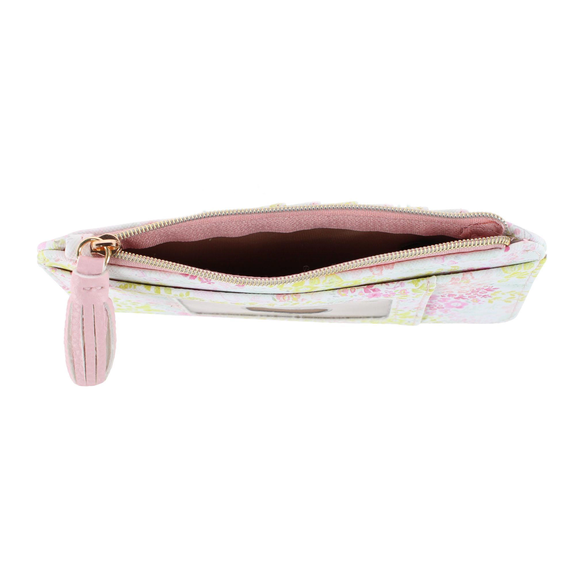 Julia Buxton Women's Vegan Leather Thin Card RFID Organizer Case