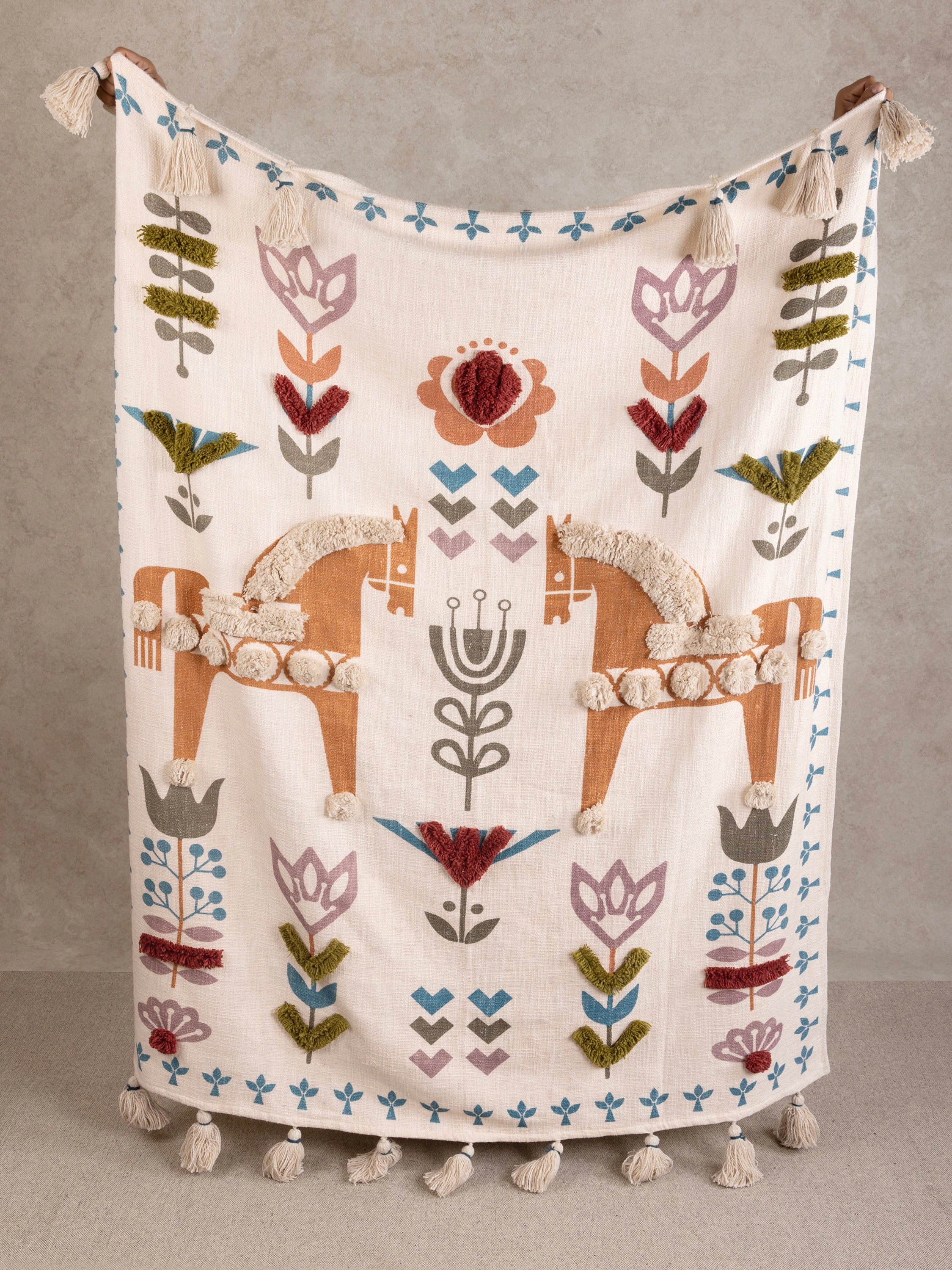GAURI KOHLI Kyoto Throw Blanket 50"x60"