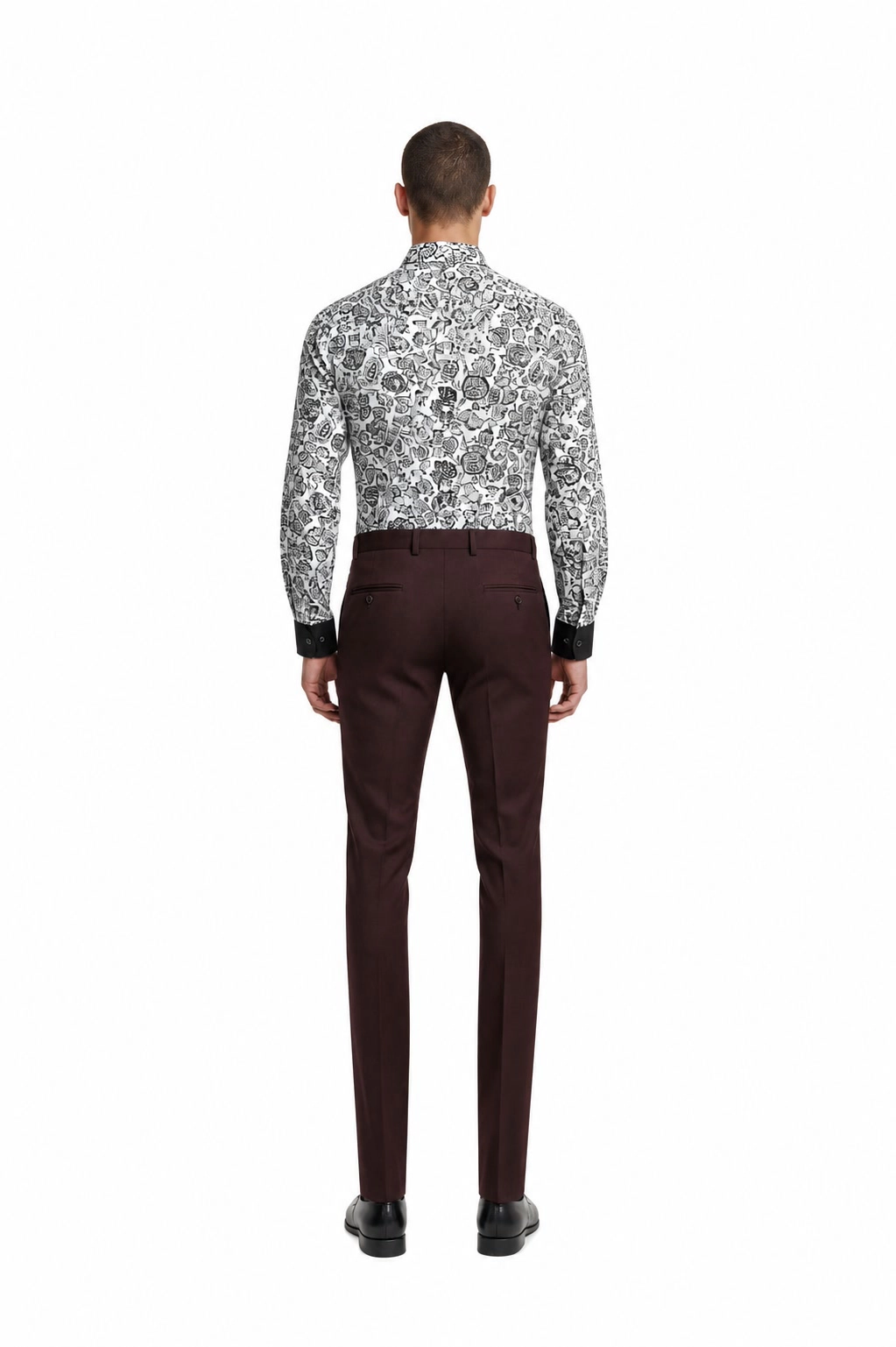 Elie Balleh Men's Slim Fit Dress Pants Slacks